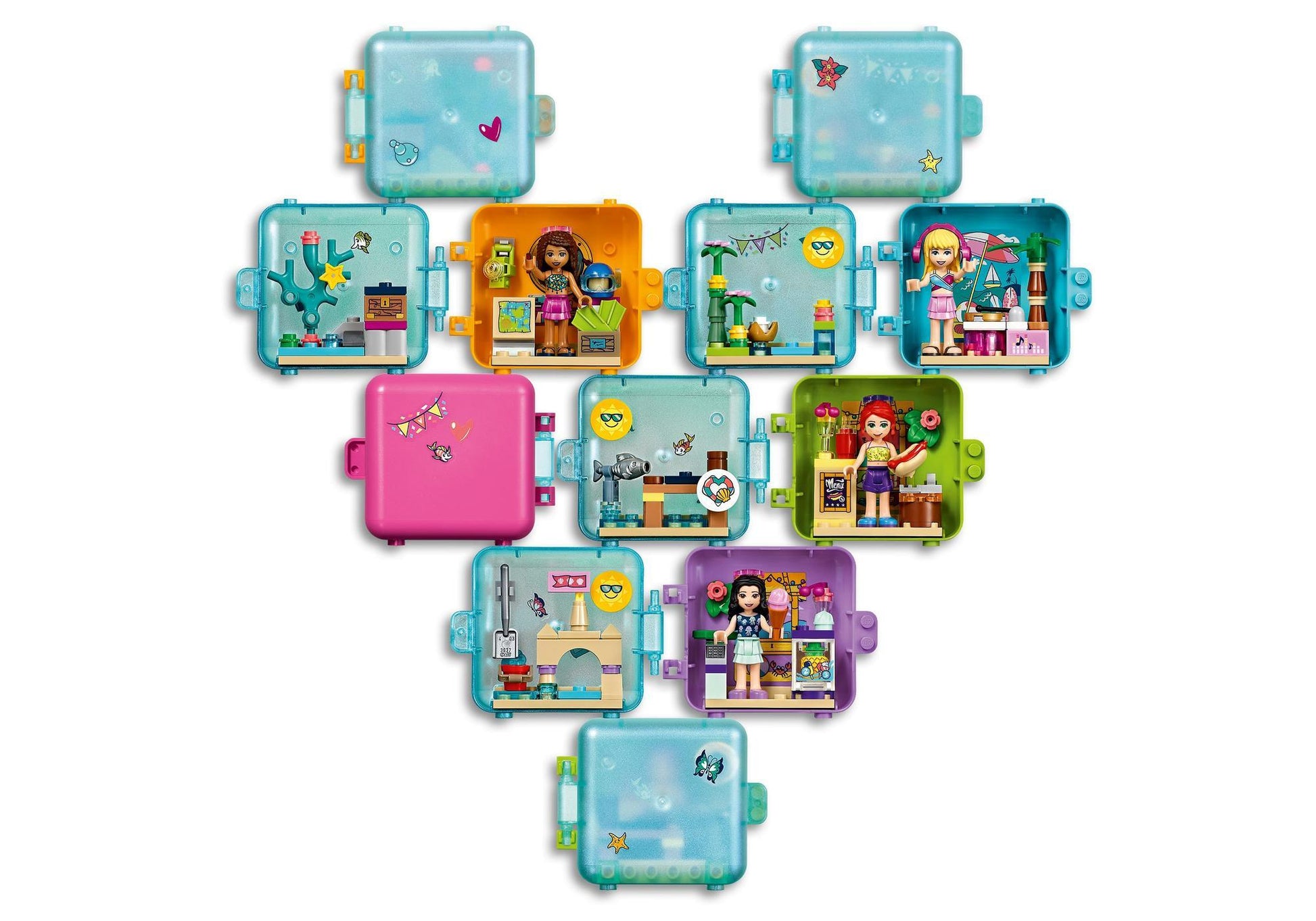 Lego 41412 Friends: Olivias Sommer Würfel - Strandtag - plegobil