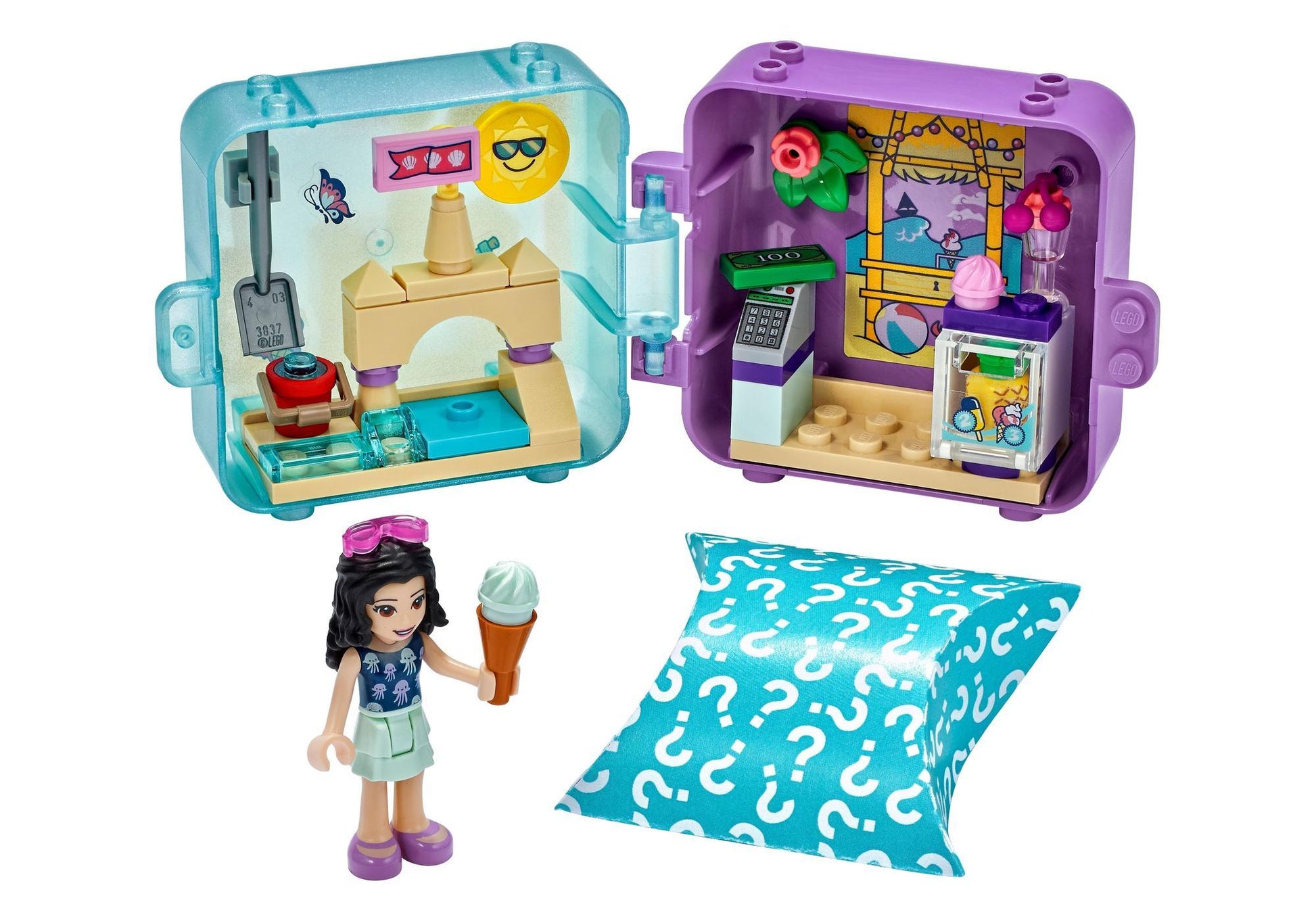 Lego 41414 Friends: Emmas Sommer Würfel - Eis Cafe - plegobil