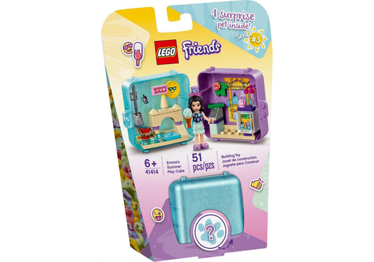 Lego 41414 Friends: Emmas Sommer Würfel - Eis Cafe - plegobil