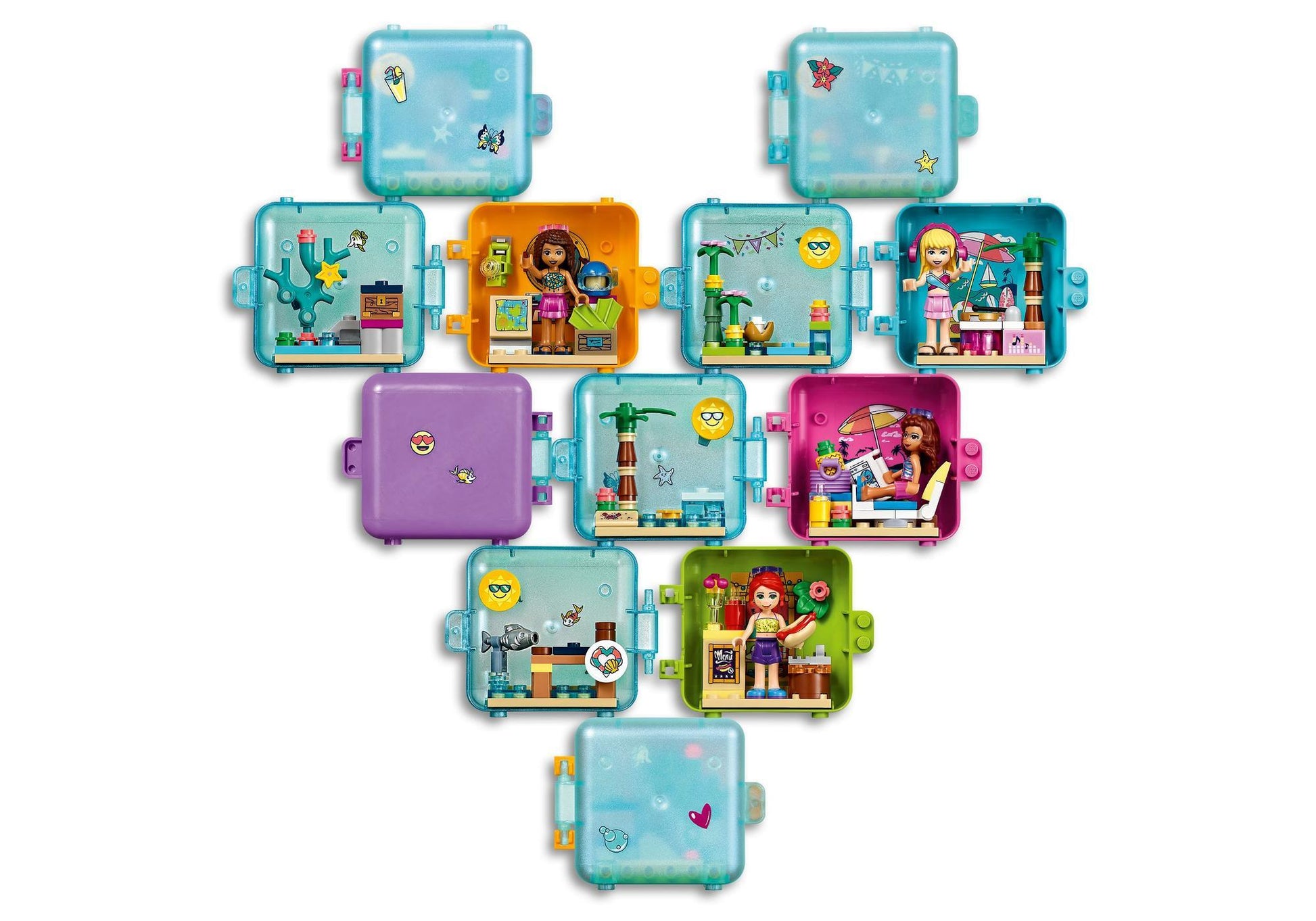 Lego 41414 Friends: Emmas Sommer Würfel - Eis Cafe - plegobil