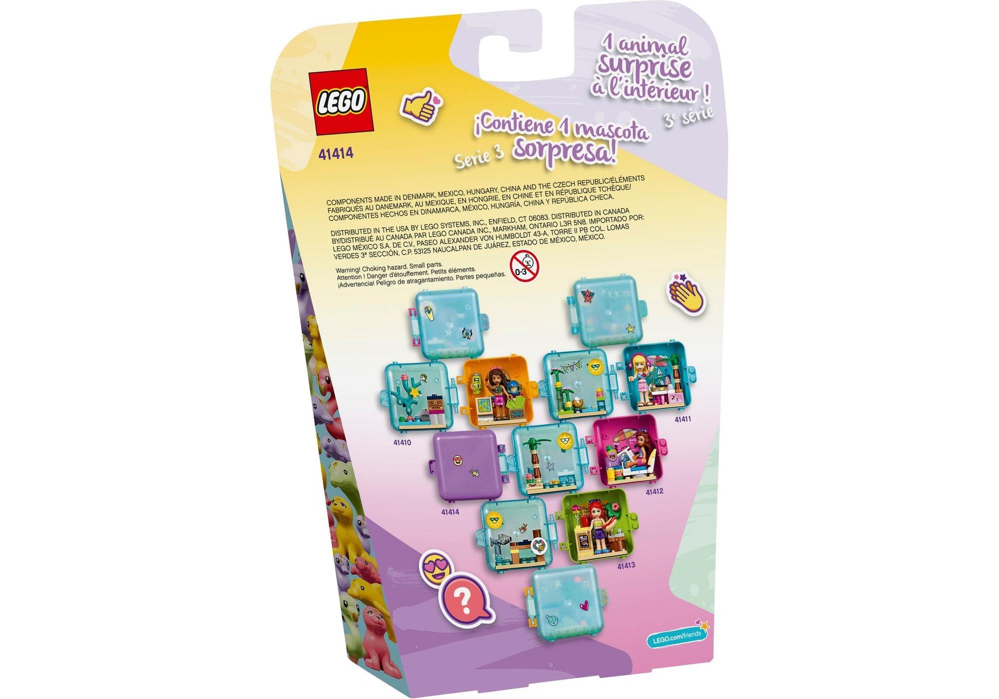 Lego 41414 Friends: Emmas Sommer Würfel - Eis Cafe - plegobil