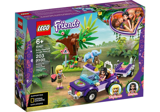 Lego 41421 Friends Rettung des Elefantenbabys mit Transporter - plegobil