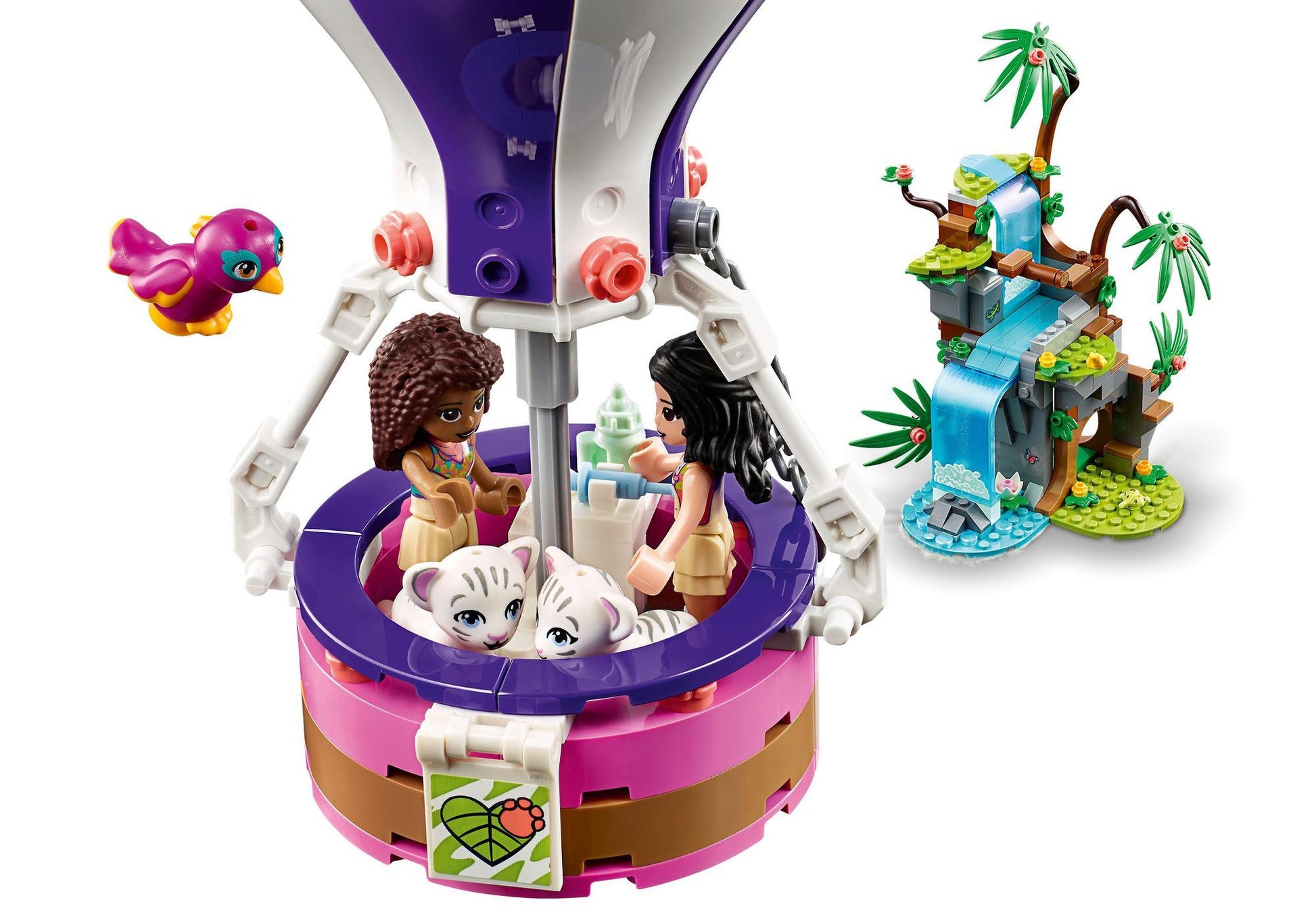 Lego 41423 Friends Tiger-Rettung mit Heißluftballon - plegobil