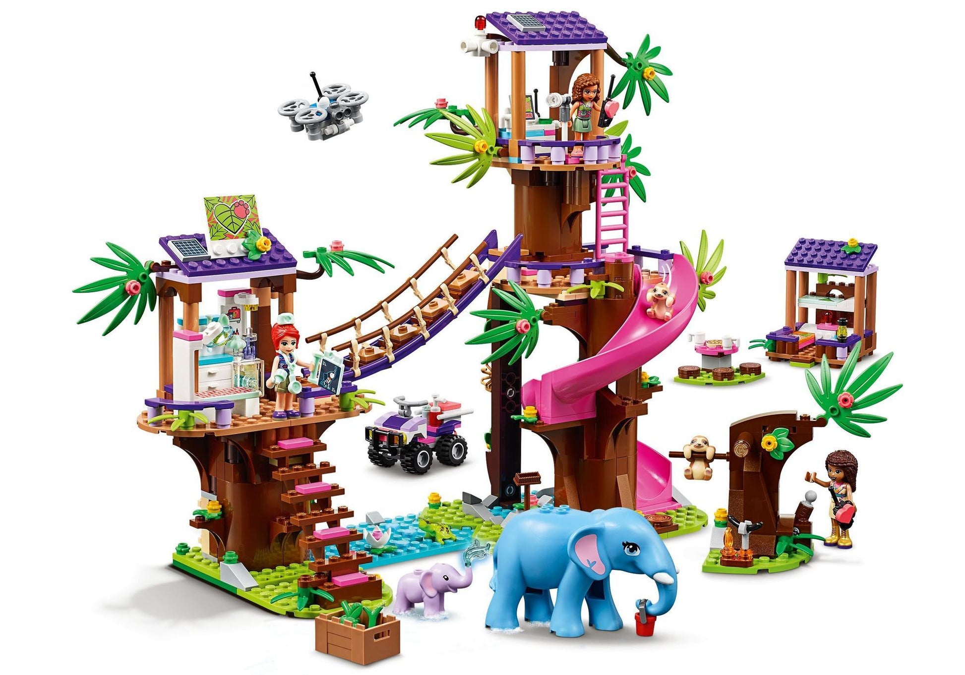 Lego 41424 Friends Tierrettungsstation im Dschungel - plegobil