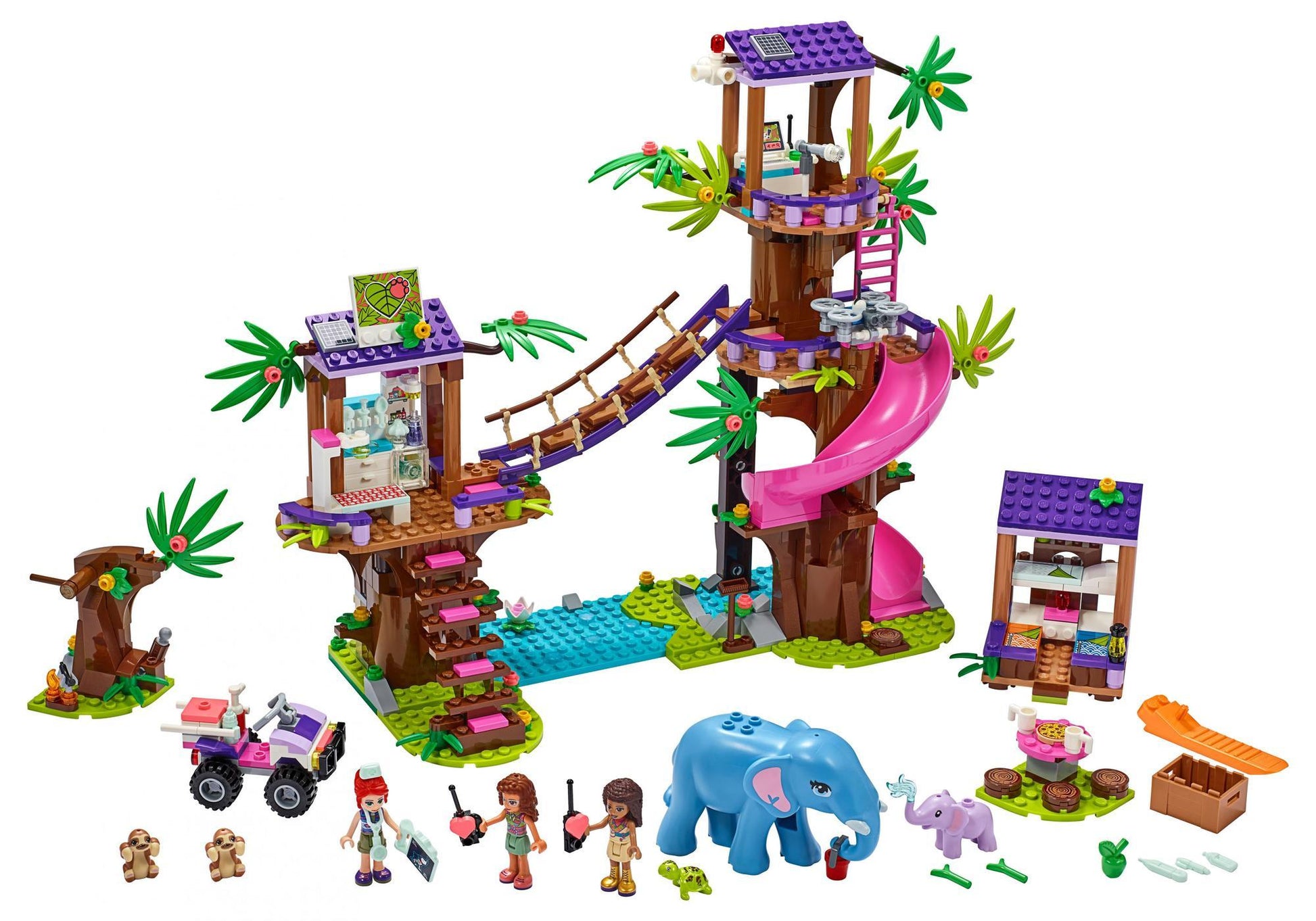 Lego 41424 Friends Tierrettungsstation im Dschungel - plegobil