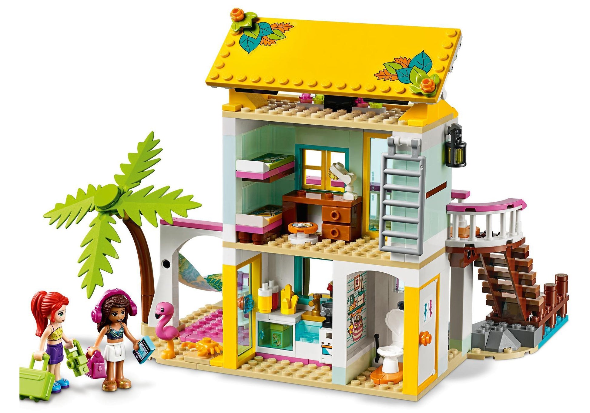 Lego 41428 Friends Strandhaus mit Tretboot - plegobil