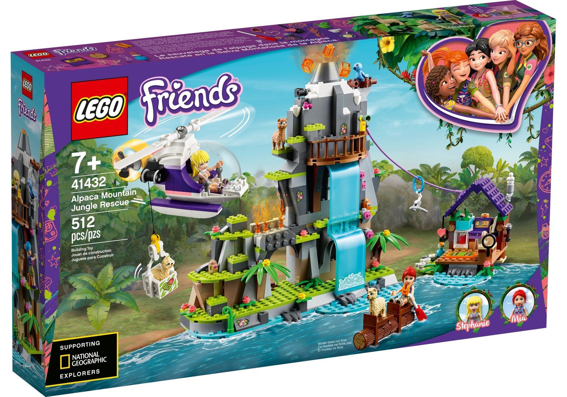 Lego 41432 Friends Alpaka-Rettung im Dschungel - plegobil