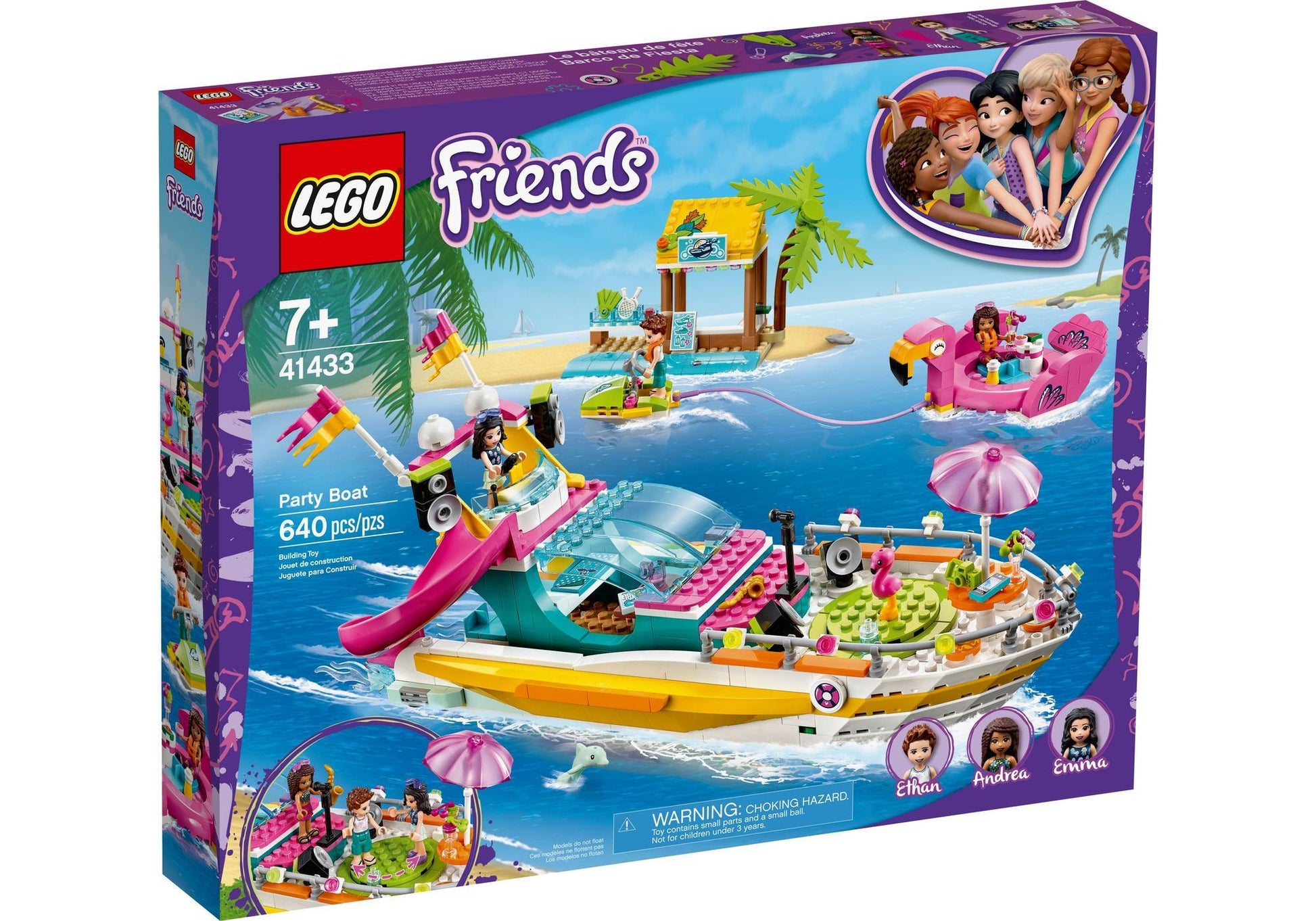 Lego 41433 Friends Partyboot von Heartlake City - plegobil