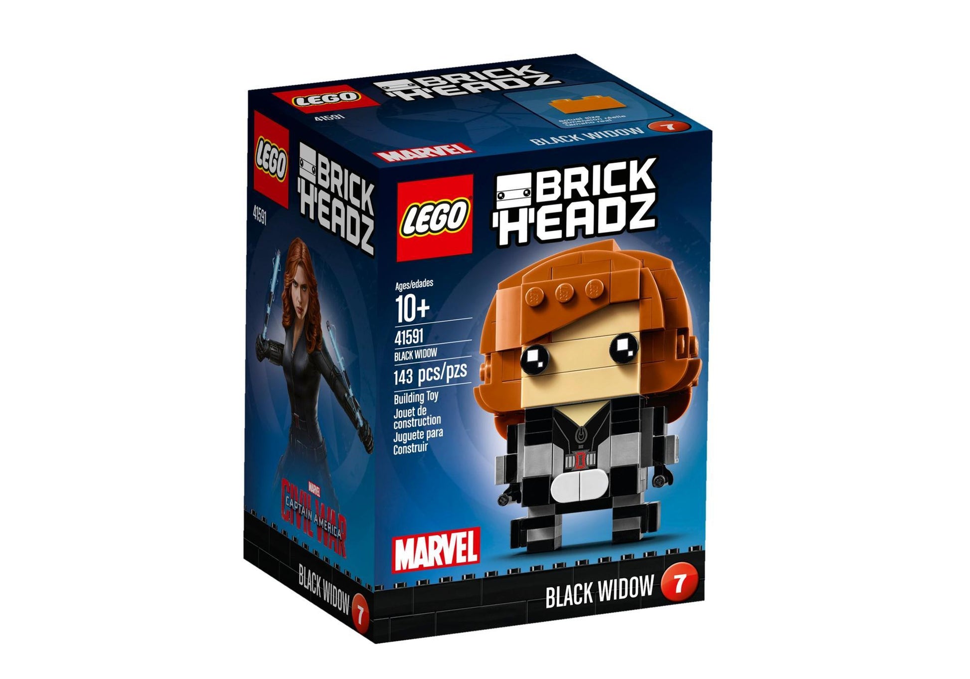 Lego 41591 BrickHeadz Marvel: Black Widow - plegobil