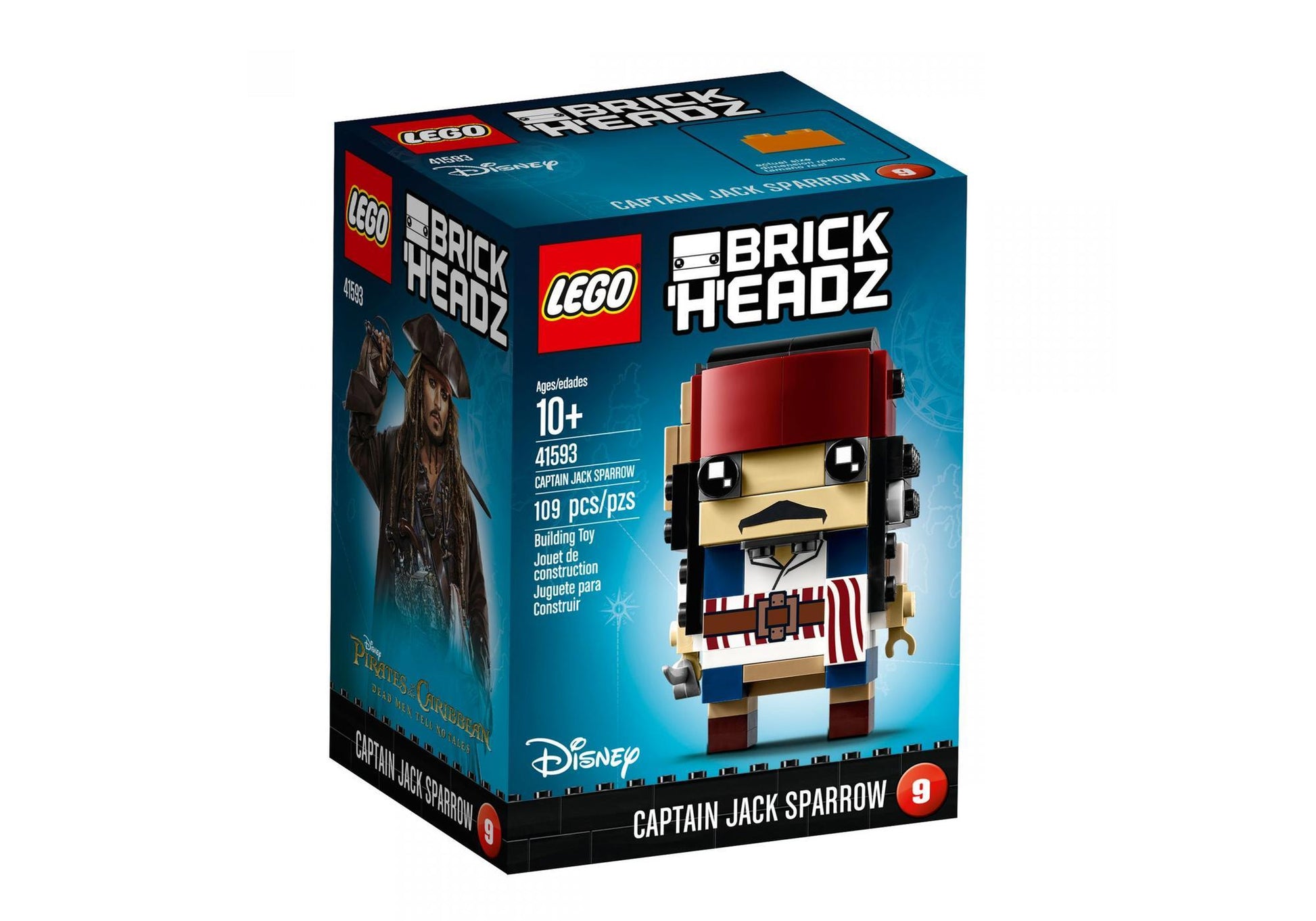 Lego 41593 BrickHeadz Disney: Captain Jack Sparrow - plegobil