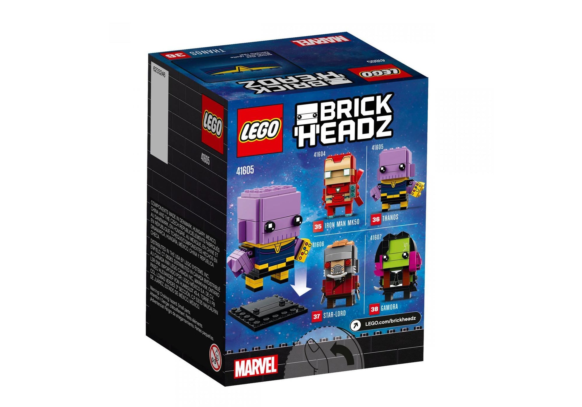 Lego 41605 BrickHeadz Marvel: Thanos - plegobil
