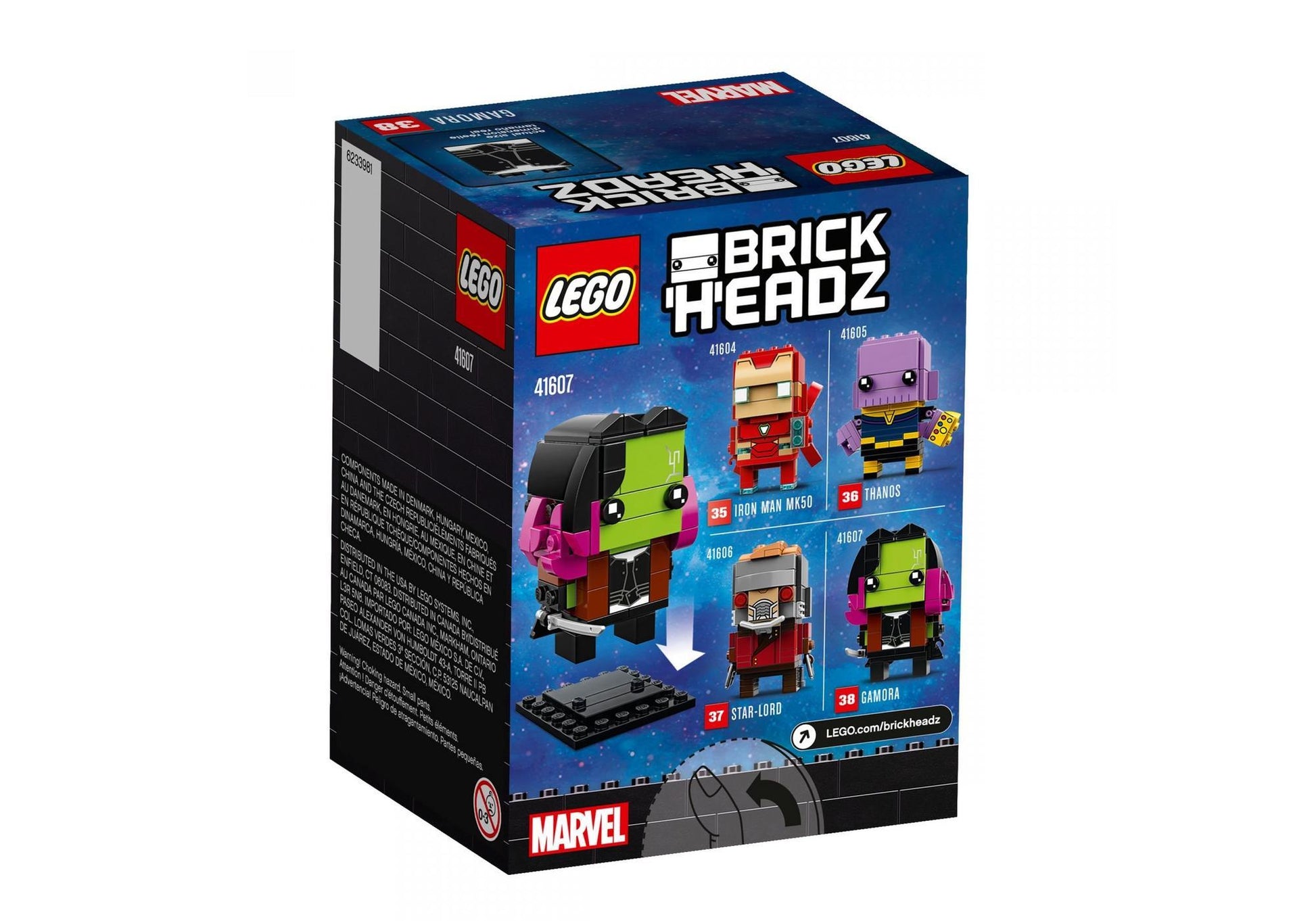 Lego 41607 BrickHeadz Marvel: Gamora - plegobil