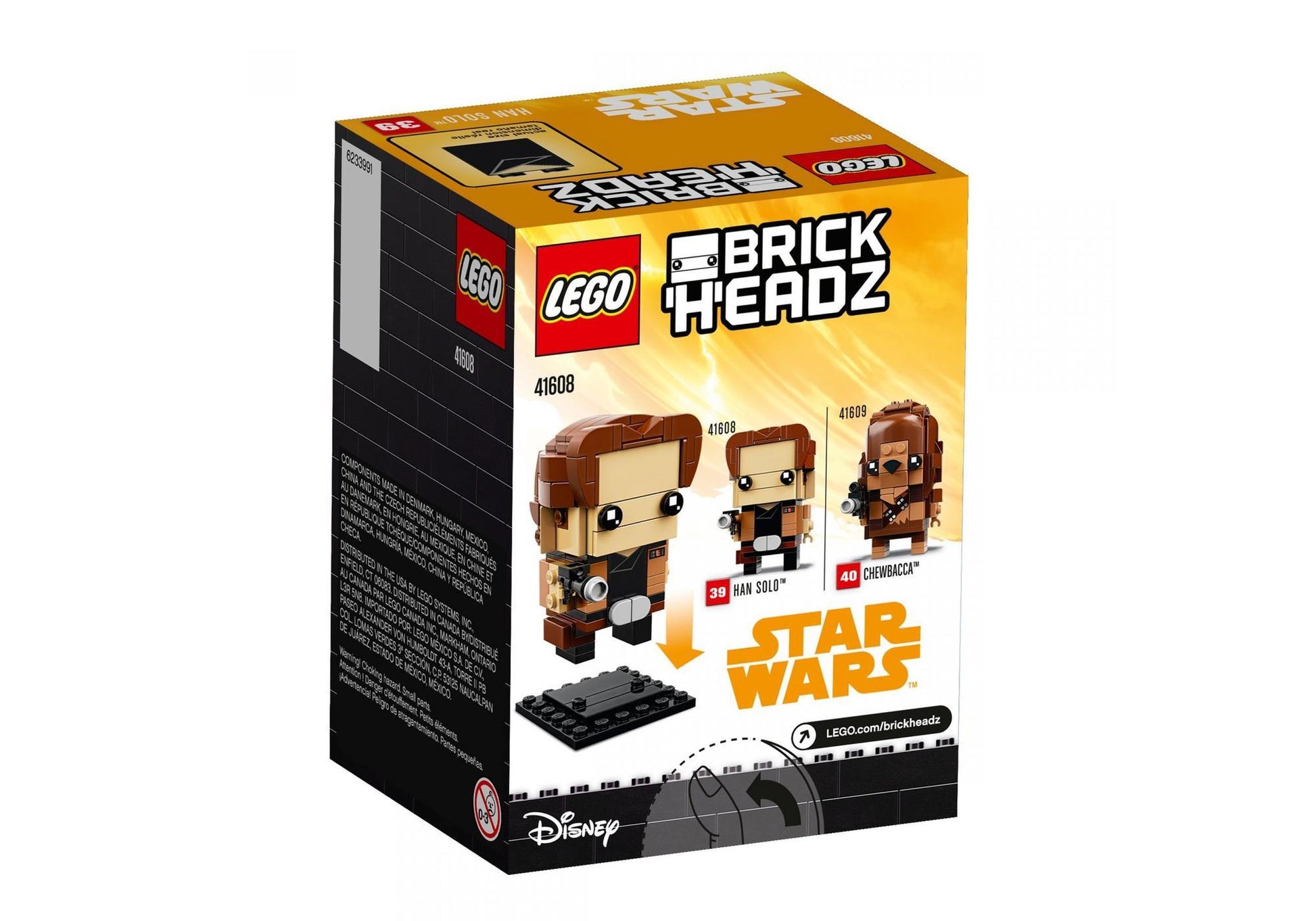 Lego 41608 BrickHeadz Star Wars: Han Solo - plegobil