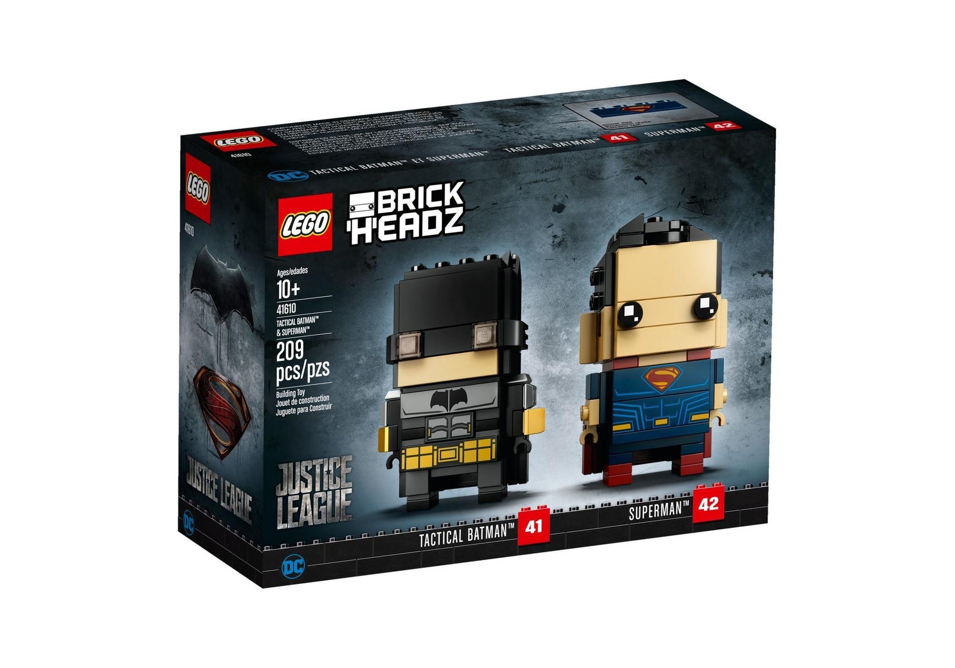 Lego 41610 BrickHeadz Justice League: Tactical Batman™ & Superman™ - plegobil