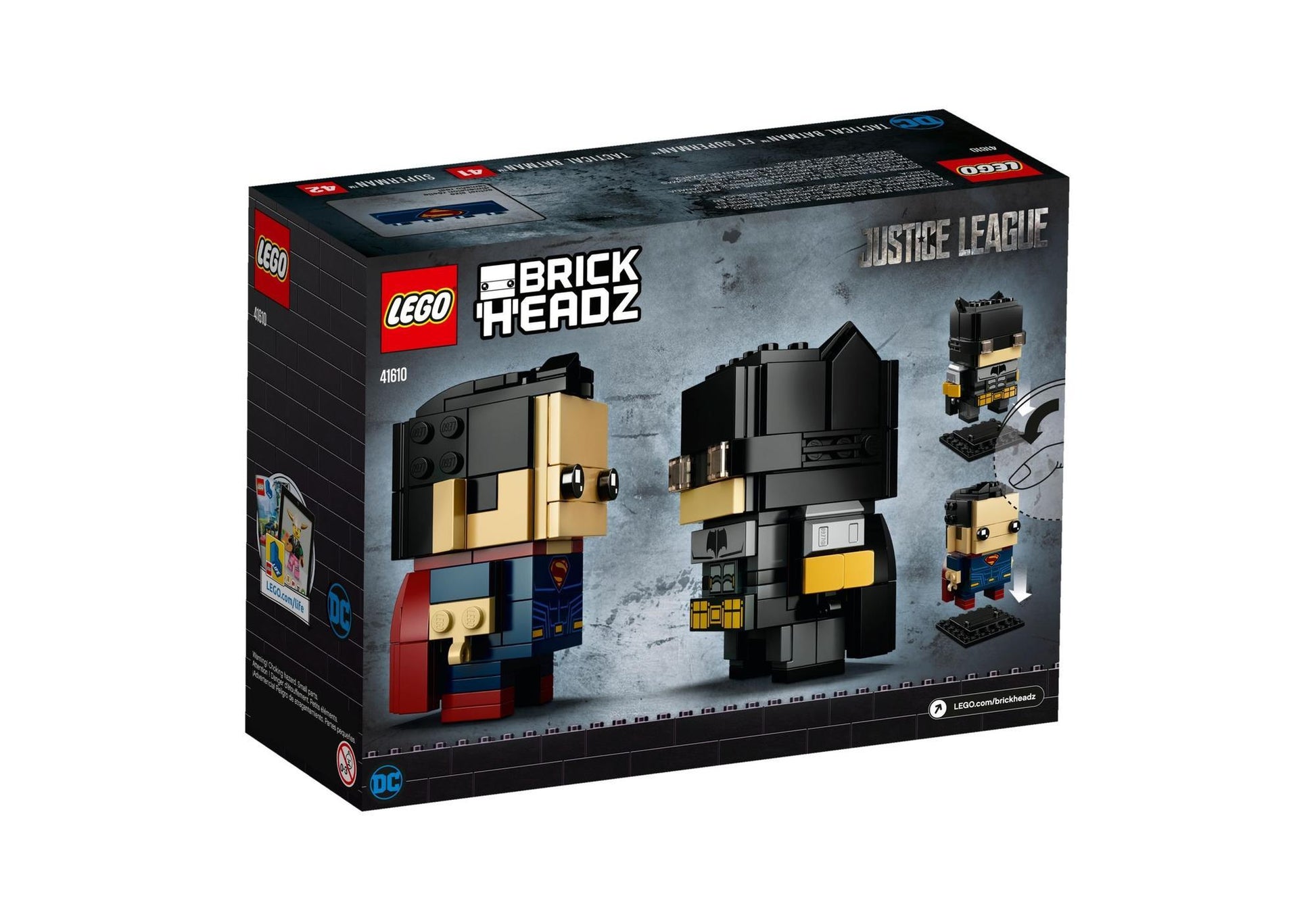 Lego 41610 BrickHeadz Justice League: Tactical Batman™ & Superman™ - plegobil