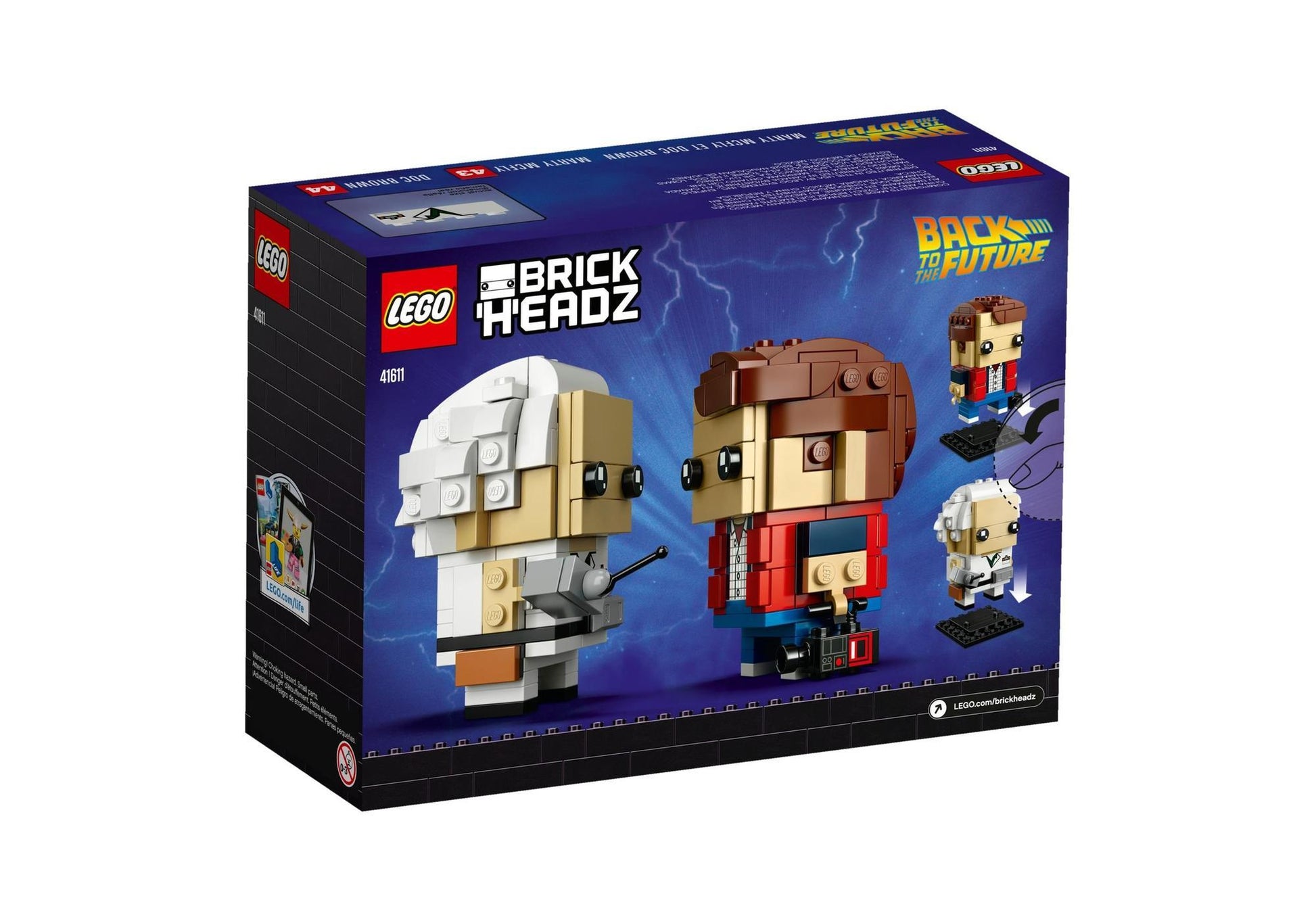 Lego 41611 BrickHeadz Marty McFly und Doc Brown - plegobil