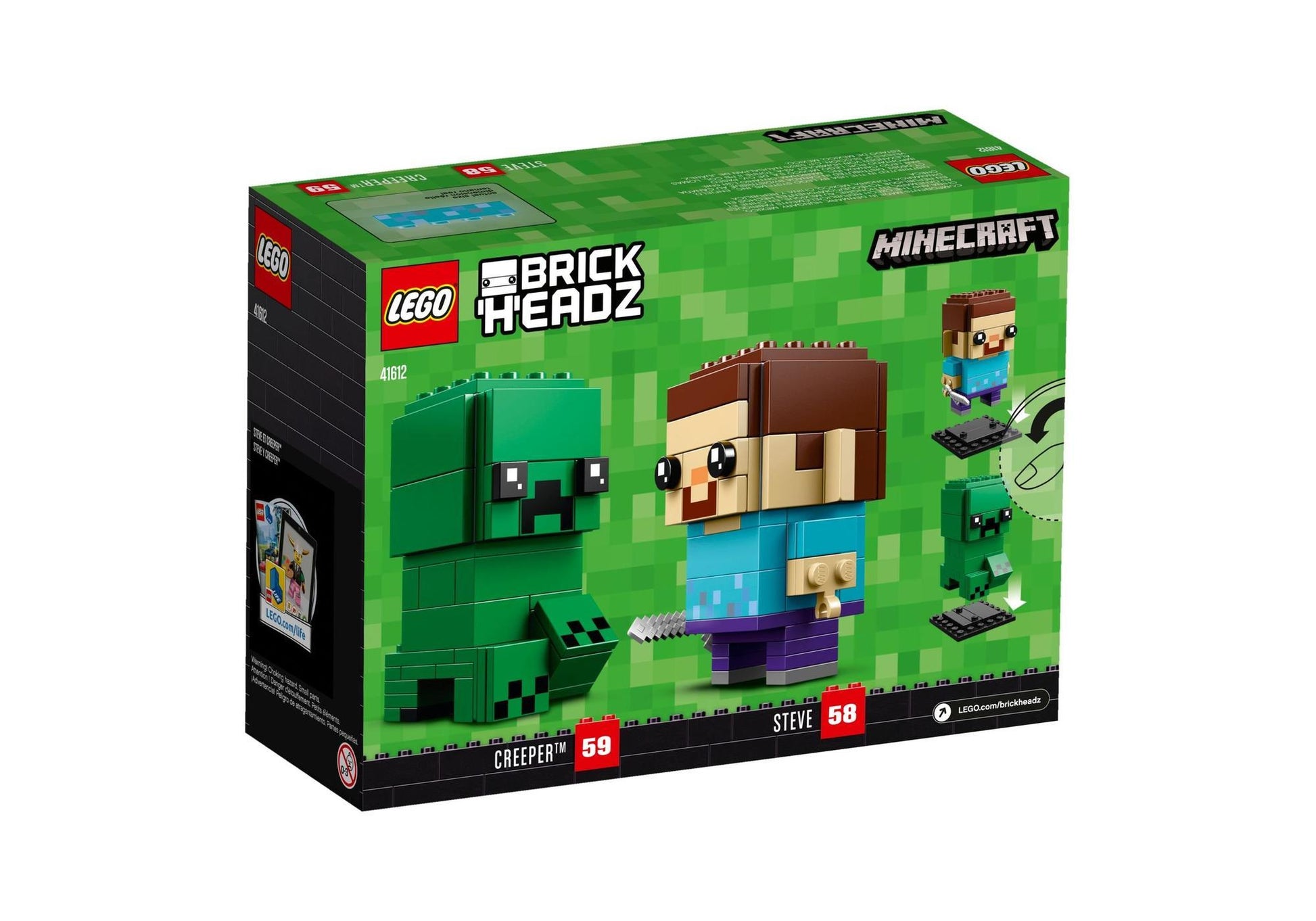 Lego 41612 BrickHeadz Minecraft: Steve & Creeper™ - plegobil