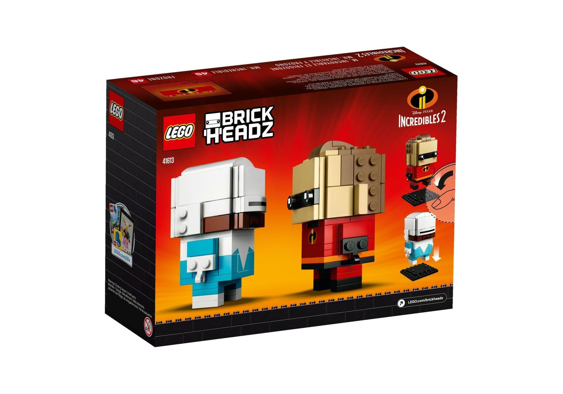 Lego 41613 BrickHeadz Incredibles: Mr. Incredible & Frozen - plegobil