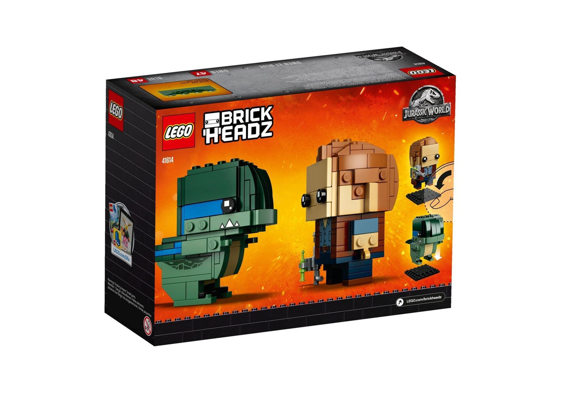 Lego 41614 BrickHeadz Jurassic World: Owen und Blue - plegobil