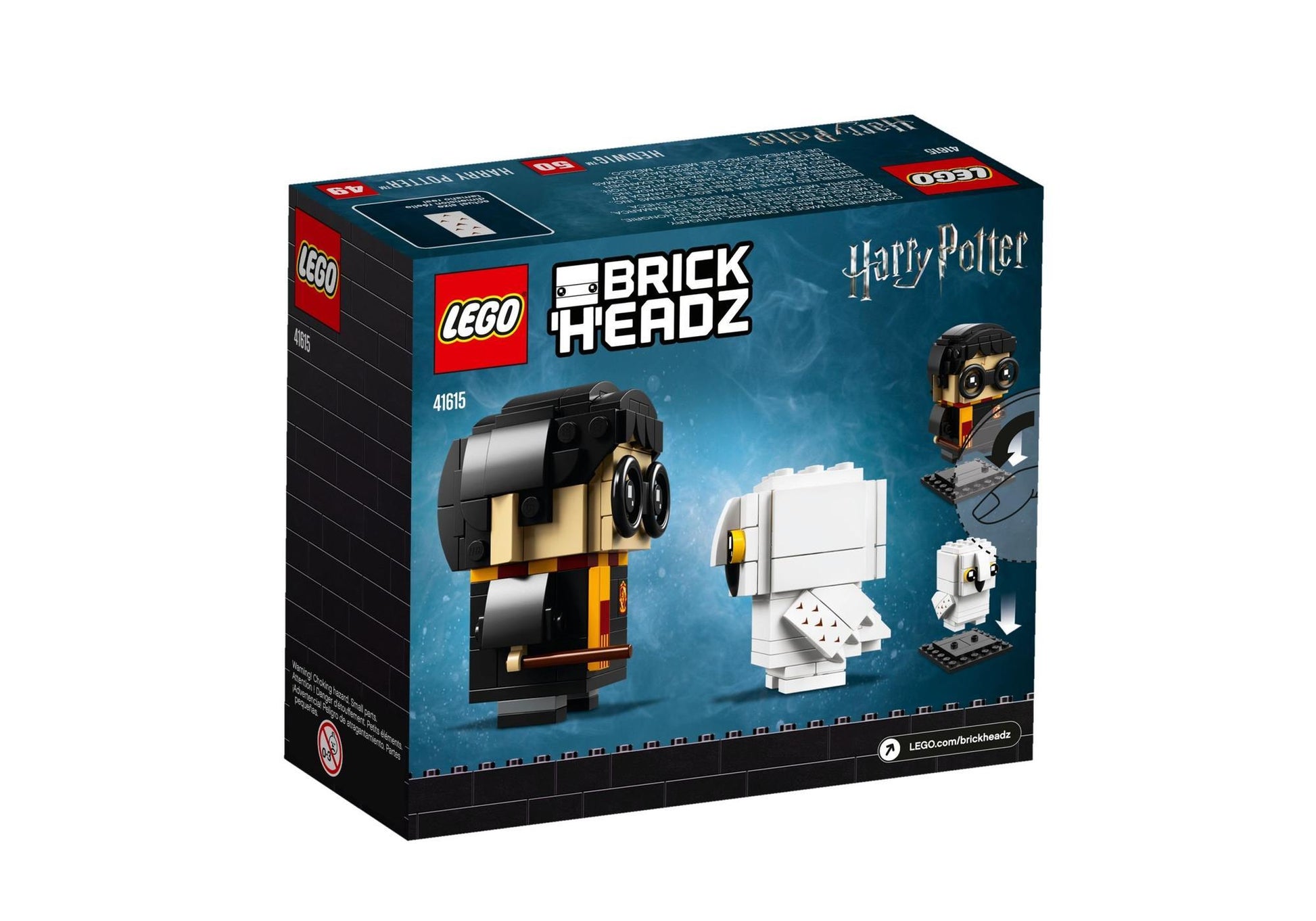 Lego 41615 BrickHeadz Harry Potter: Harry Potter und Hedwig - plegobil