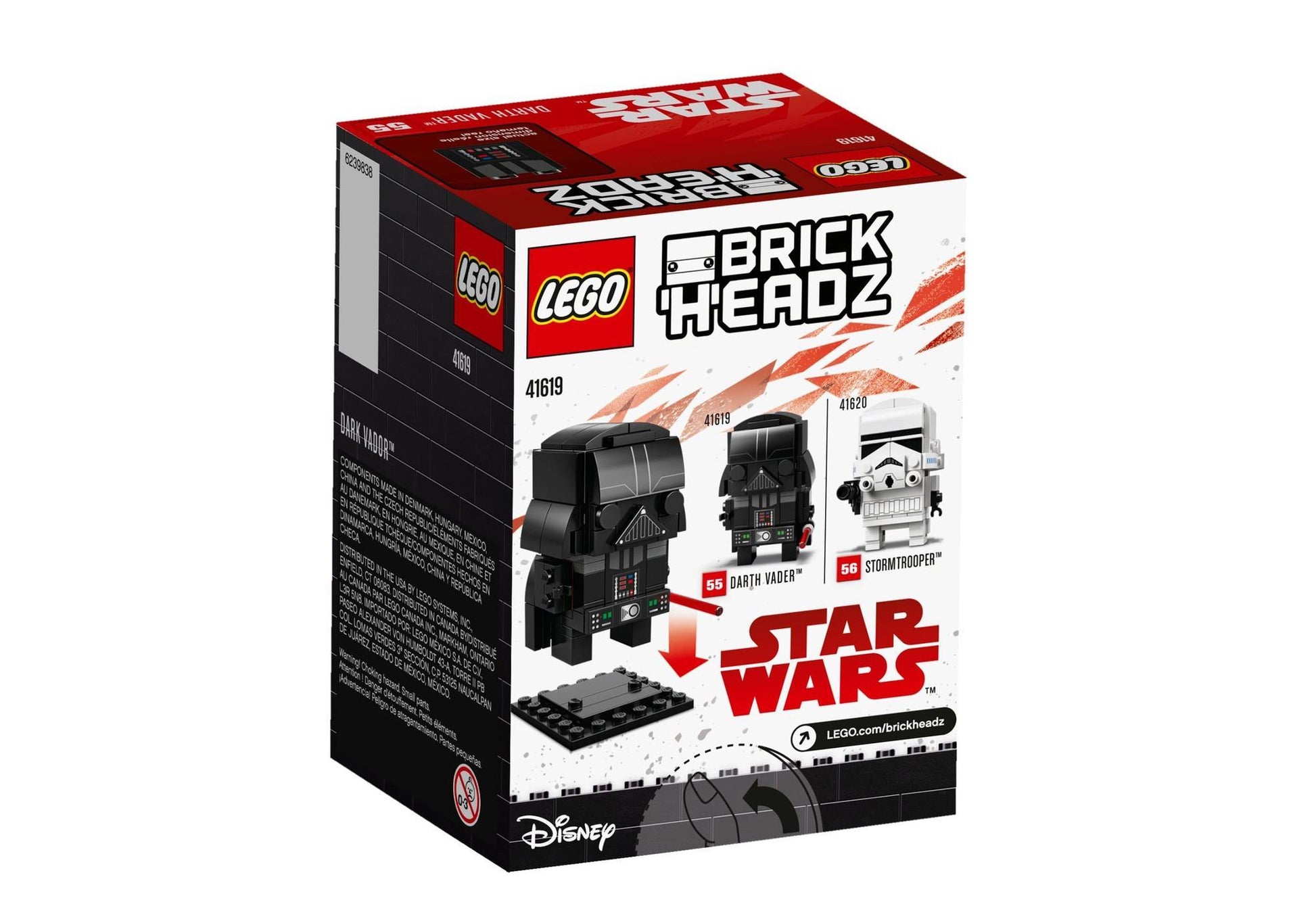 Lego 41619 BrickHeadz Star Wars: Darth Vader - plegobil