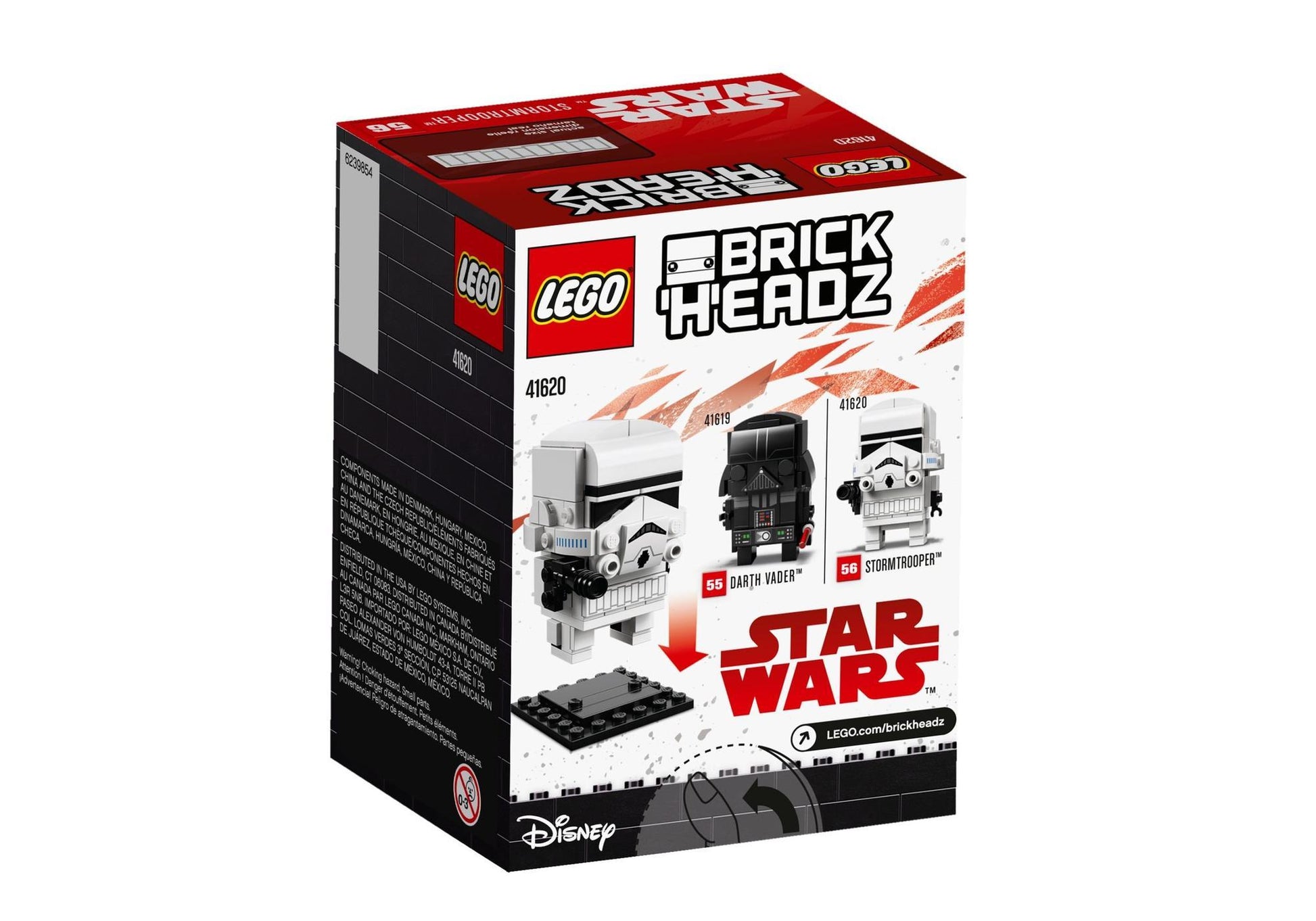 Lego 41620 BrickHeadz Star Wars: Stormtrooper - plegobil