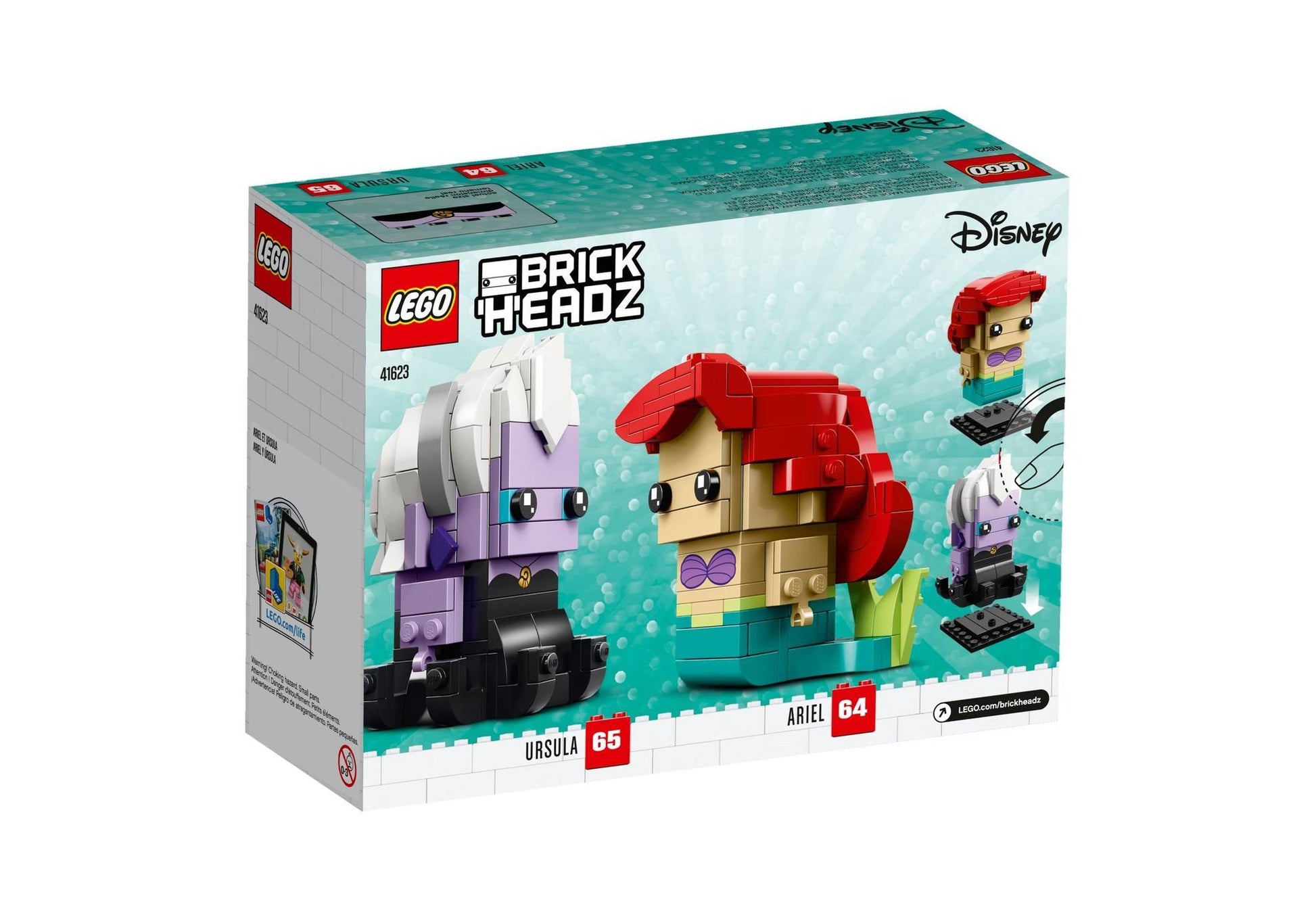 Lego 41623 BrickHeadz Disney Mermaid: Arielle & Ursula - plegobil