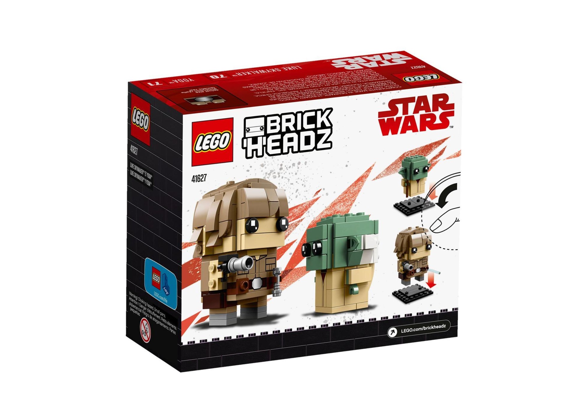 Lego 41627 BrickHeadz Star Wars: Luke Skywalker und Yoda - plegobil