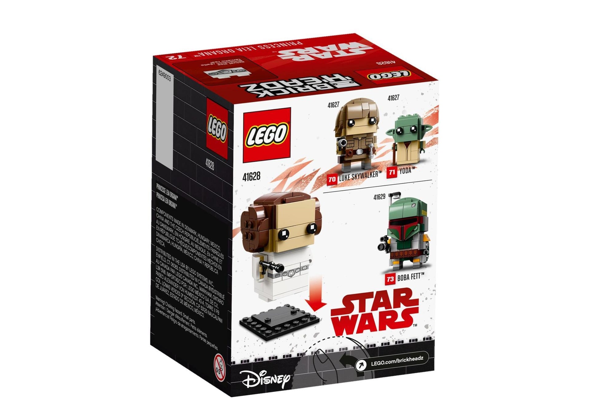 Lego 41628 BrickHeadz Star Wars: Prinzessin Leia Organa - plegobil