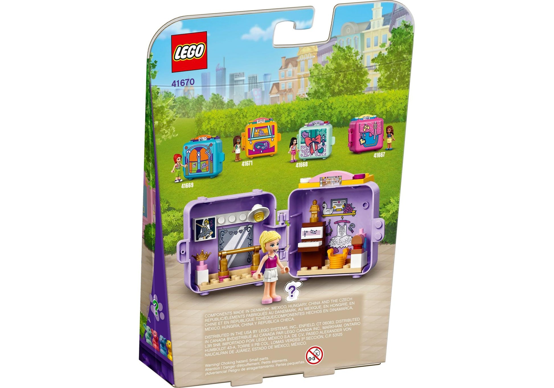 Lego 41670 Friends: Stephanies Ballett-Würfel - plegobil
