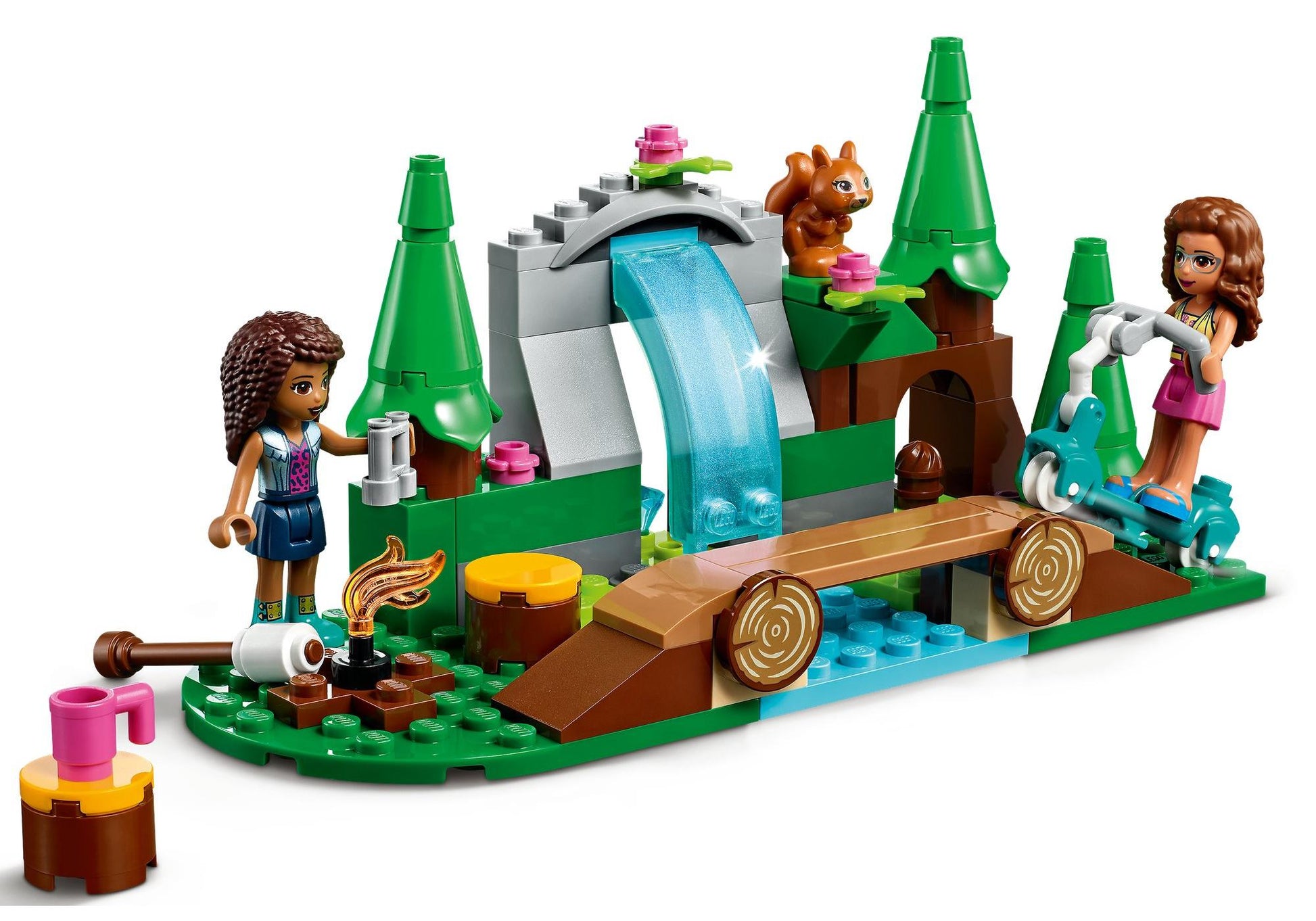 Lego 41677 Friends Wasserfall im Wald - plegobil
