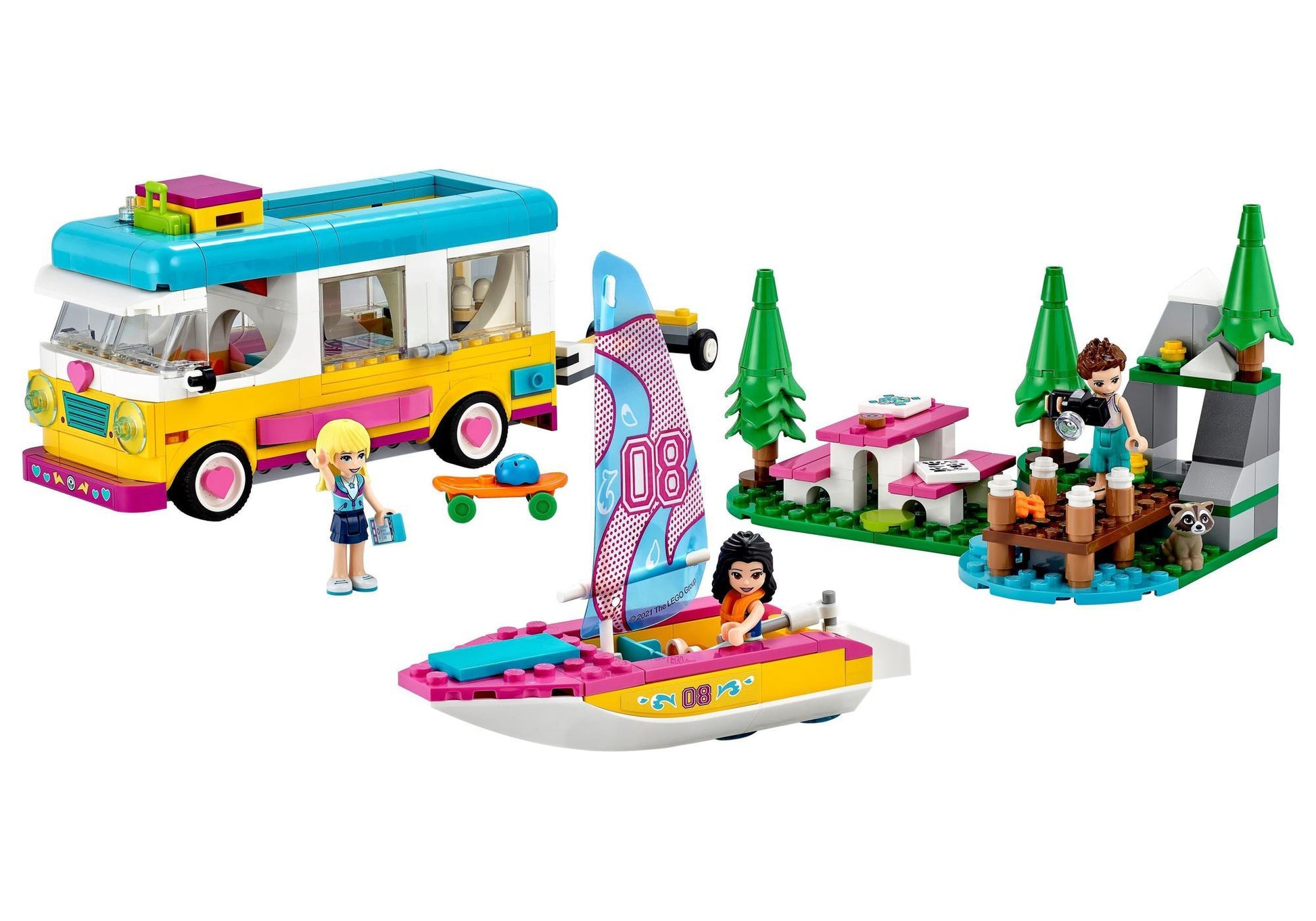 Lego 41681 Friends: Wohnmobil- und Segelbootausflug - plegobil