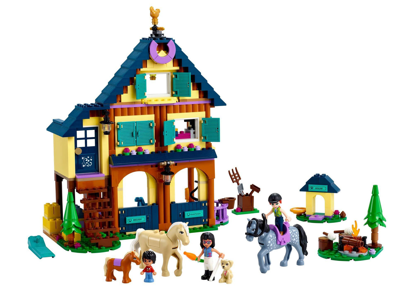 Lego 41683 Friends: Reiterhof im Wald - plegobil