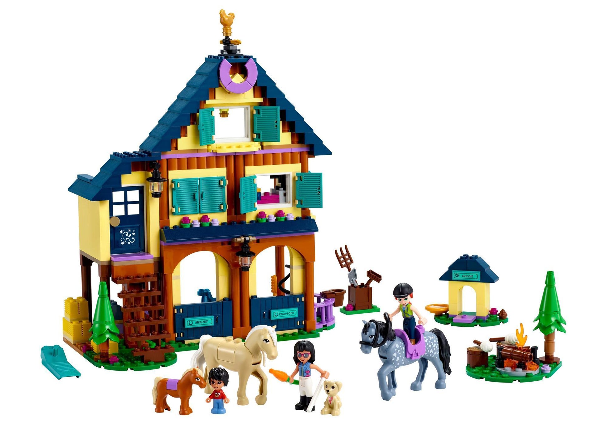 Lego 41683 Friends: Reiterhof im Wald - plegobil