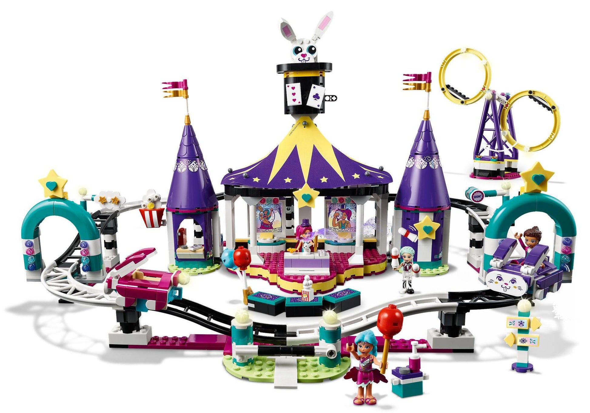 Lego 41685 Friends: Magische Jahrmarktachterbahn - plegobil