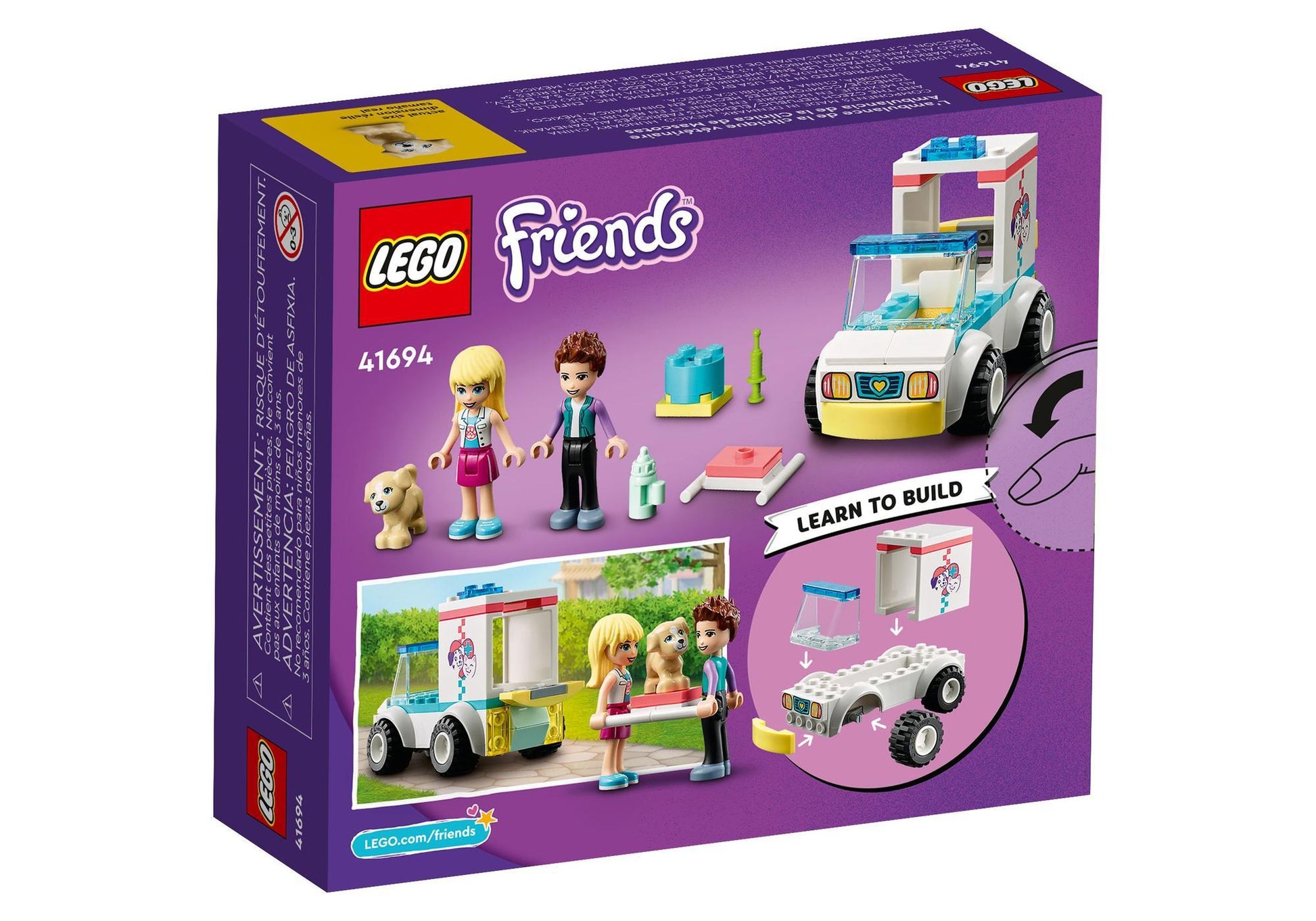 Lego 41694 Friends Tierrettungswagen - plegobil