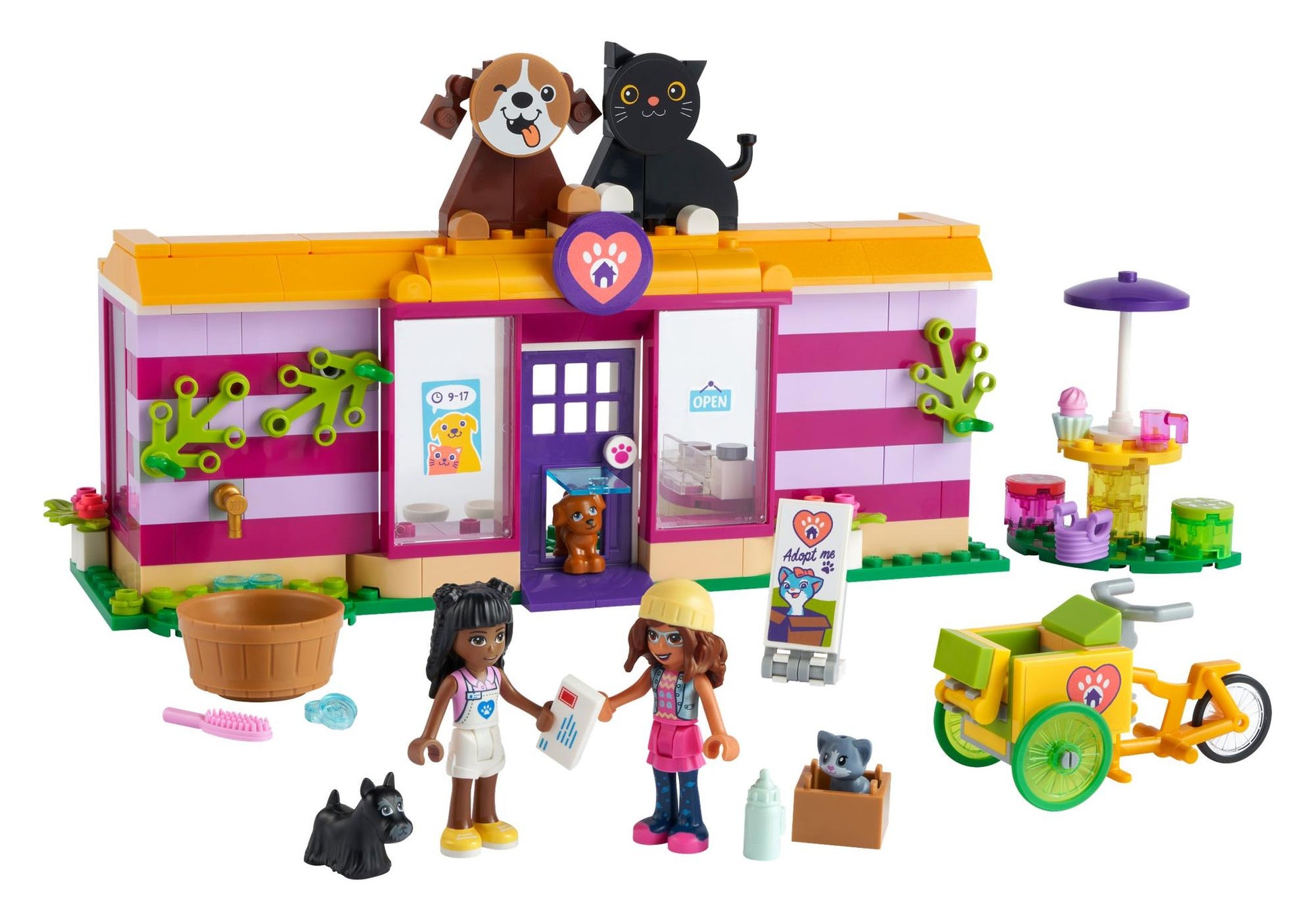 Lego 41699 Friends Tieradoptionscafé - plegobil