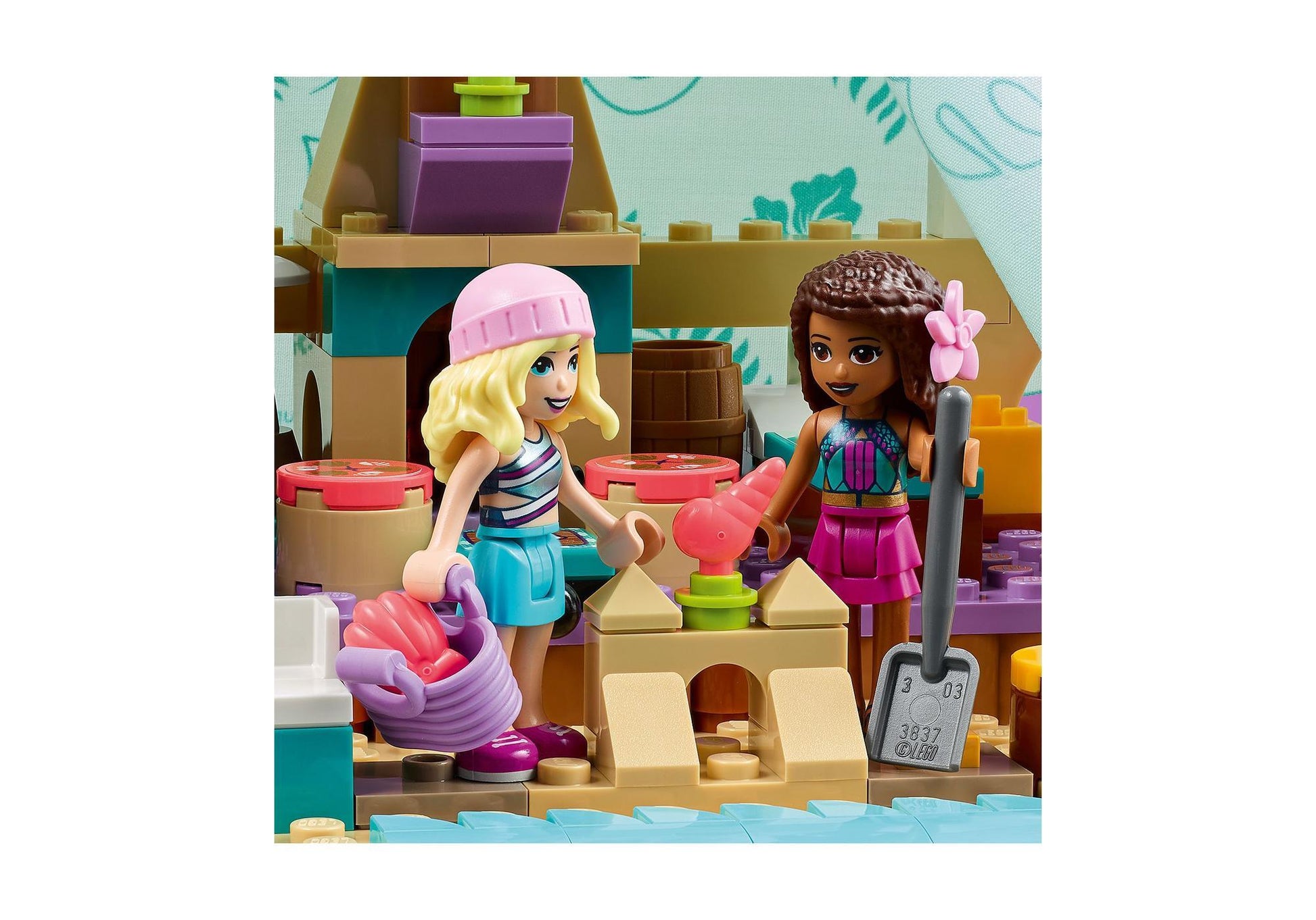 Lego 41700 Friends Glamping am Strand - plegobil