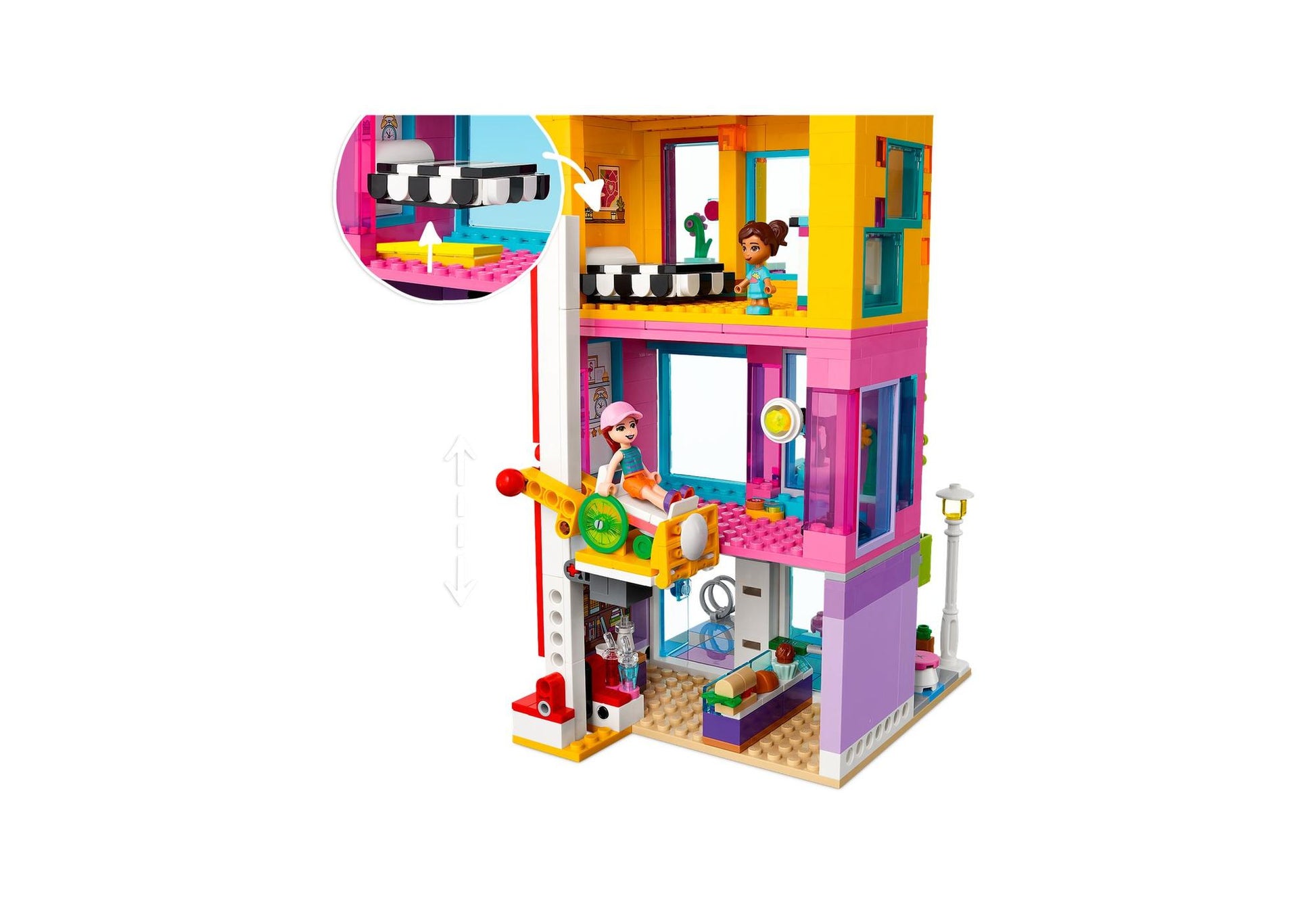 Lego 41704 Friends Wohnblock - plegobil