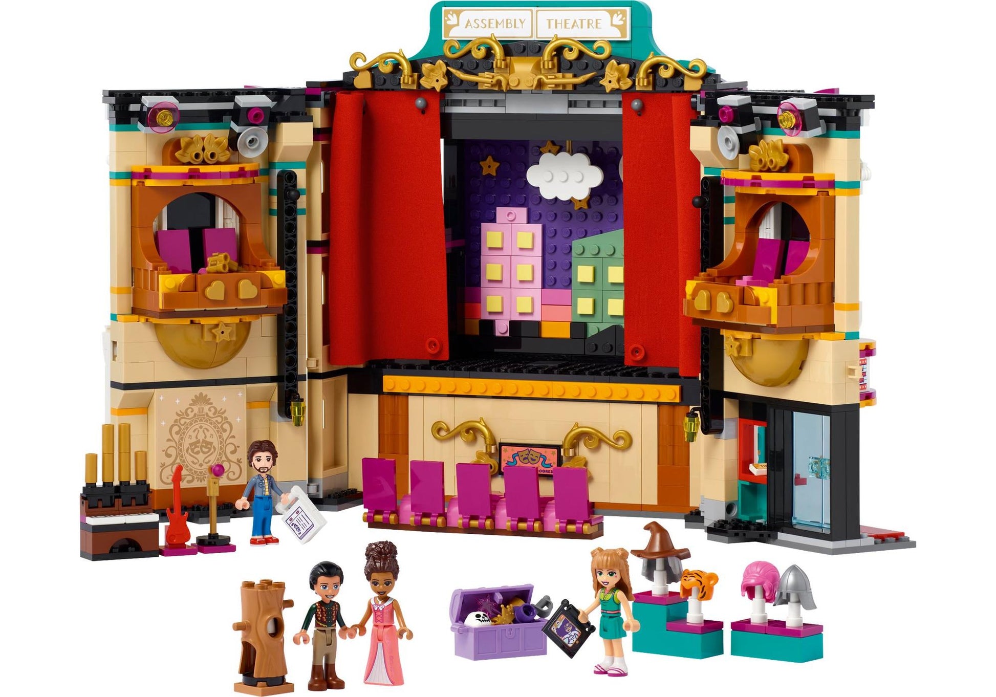 Lego 41714 Friends Andreas Theaterschule - plegobil