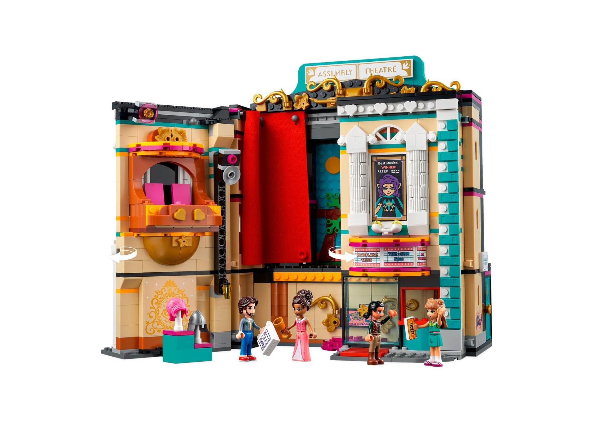 Lego 41714 Friends Andreas Theaterschule - plegobil