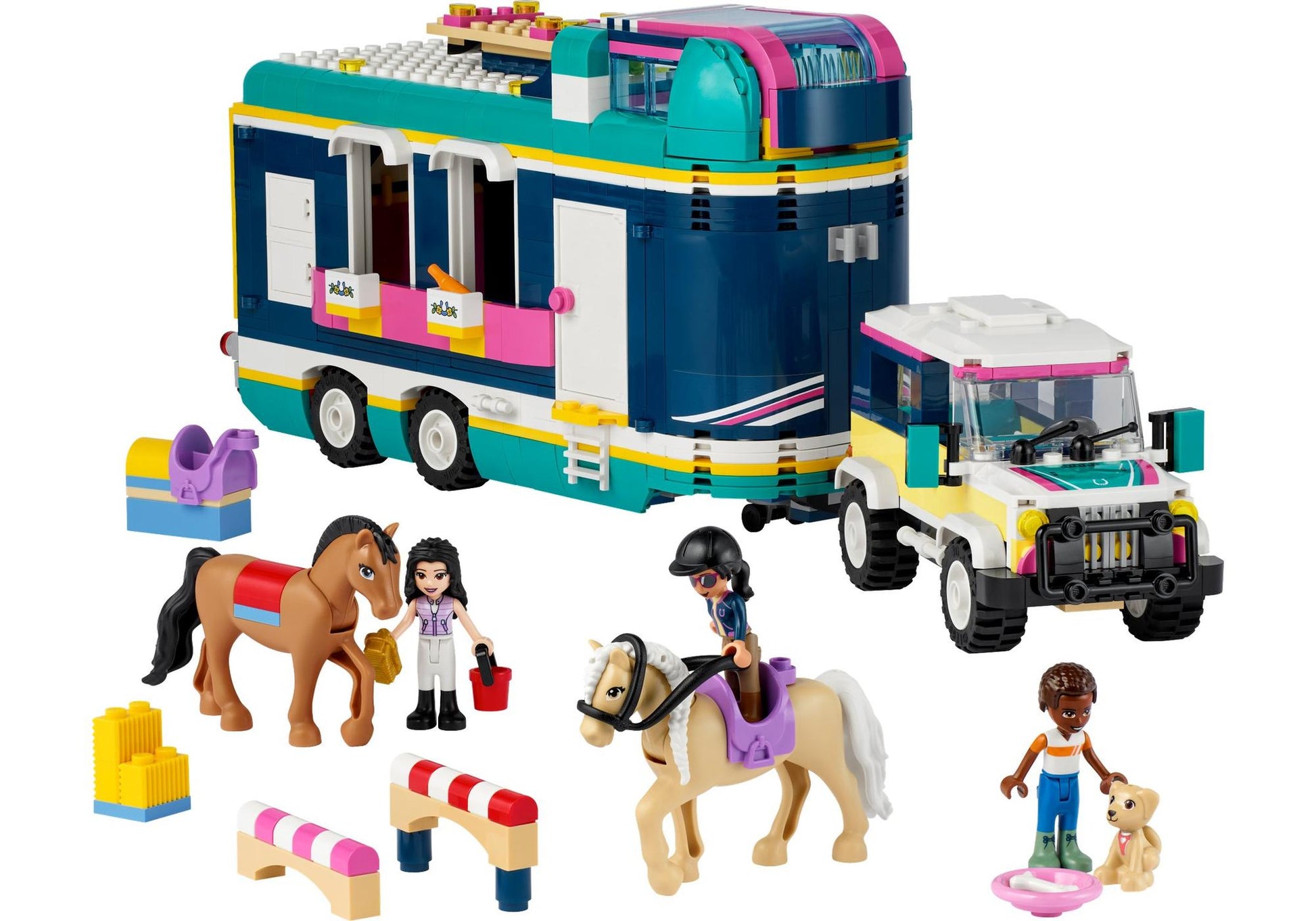 Lego 41722 Friends Pferdeanhänger - plegobil
