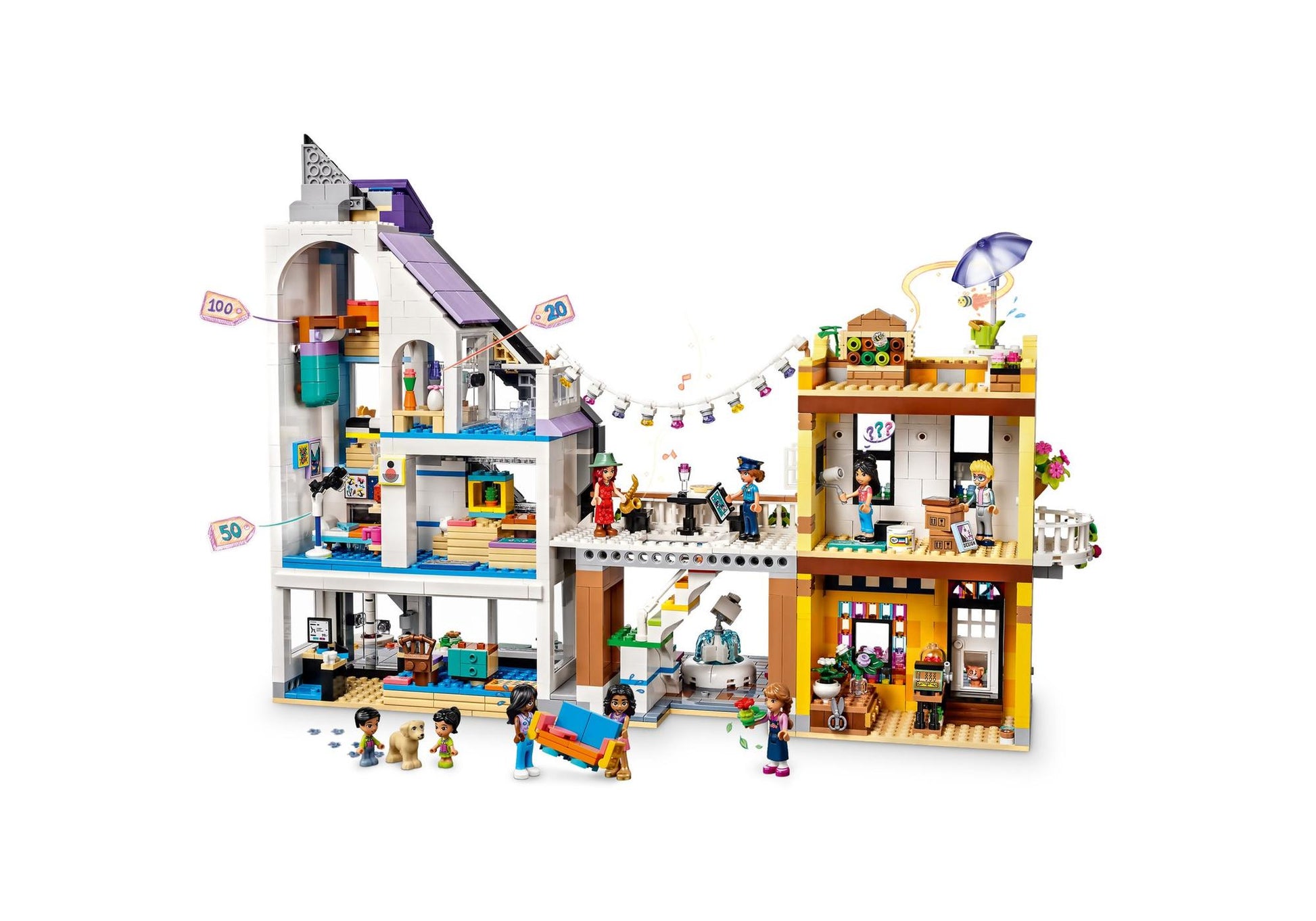 Lego 41732 Friends Stadtzentrum - plegobil