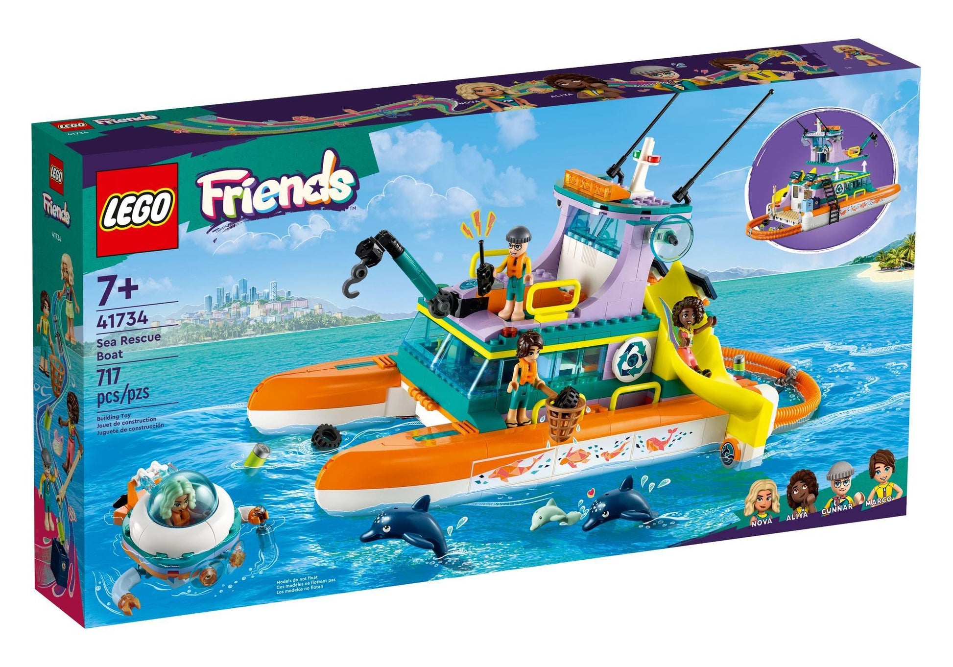 Lego 41734 Friends Seerettungsboot - plegobil