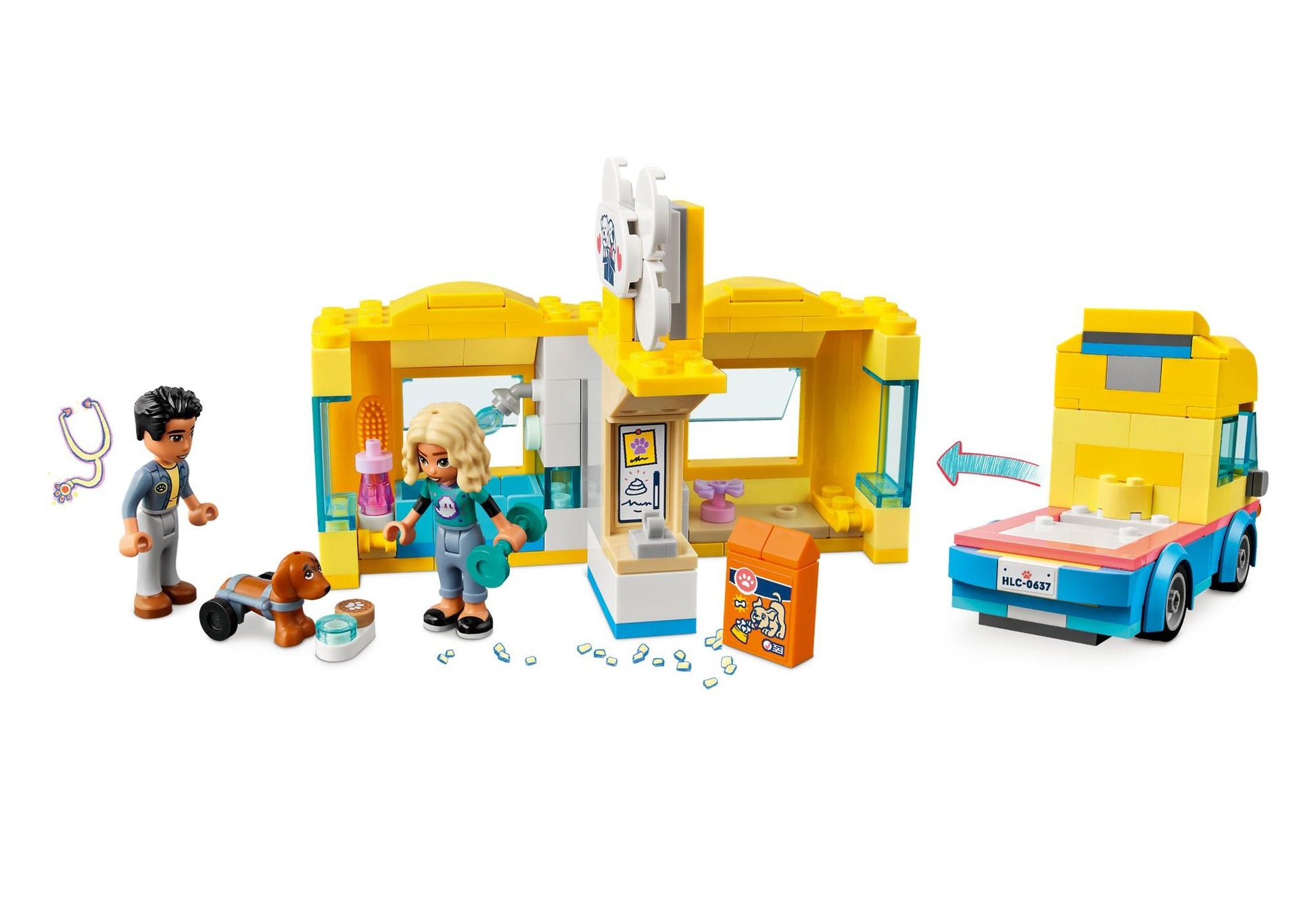 Lego 41741 Friends Hunderettungswagen - plegobil