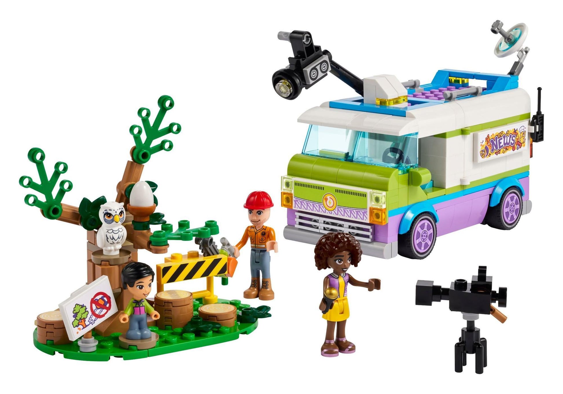 Lego 41749 Friends Nachrichtenwagen - plegobil