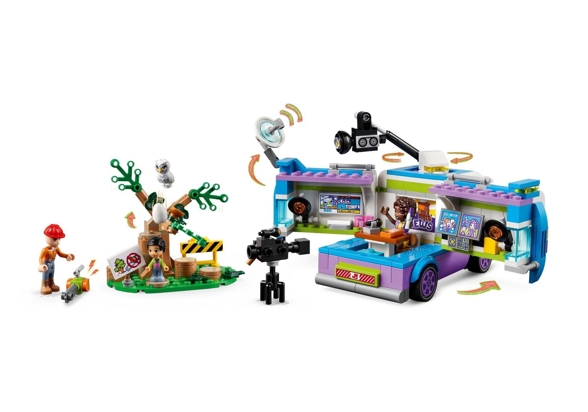 Lego 41749 Friends Nachrichtenwagen - plegobil