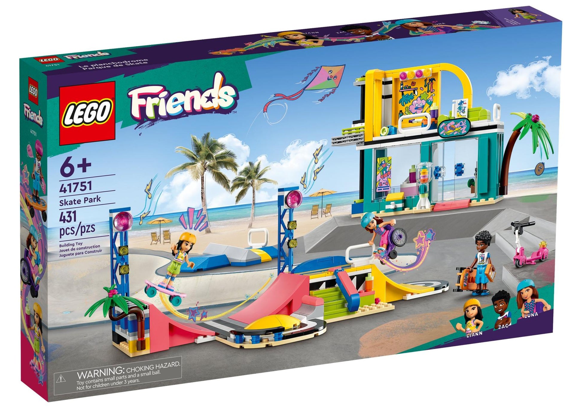 Lego 41751 Friends Skatepark - plegobil