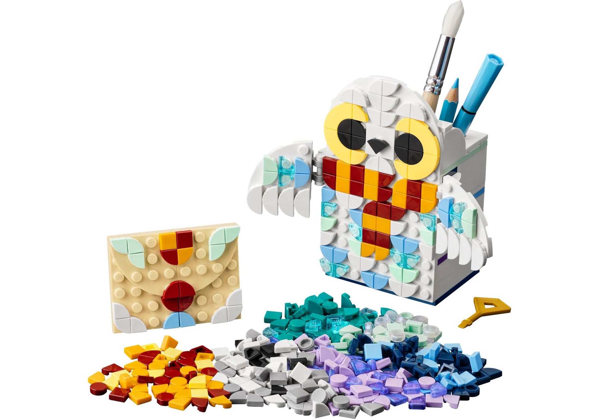 Lego 41809 DOTS Harry Potter: Hedwig Stiftehalter - plegobil