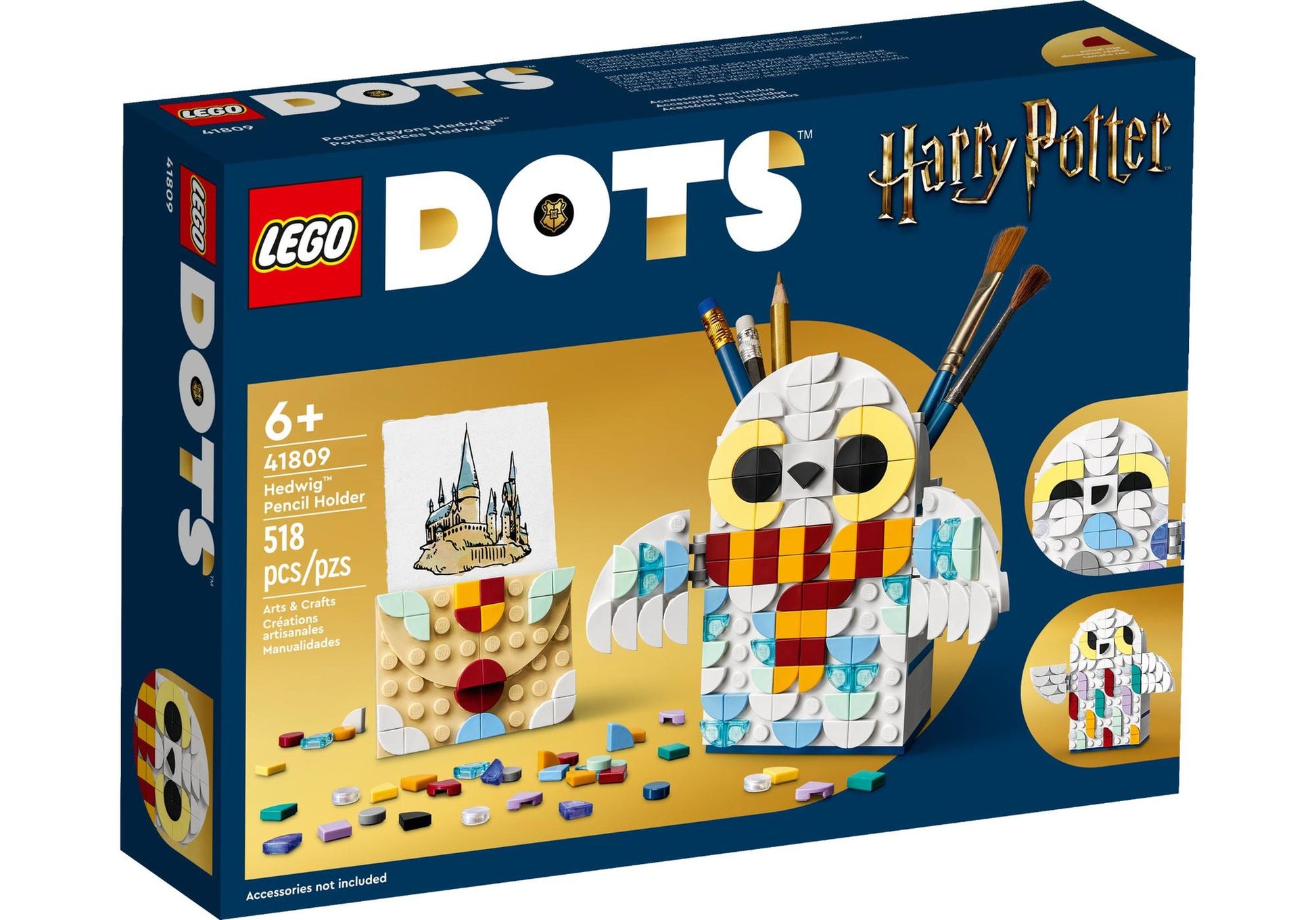 Lego 41809 DOTS Harry Potter: Hedwig Stiftehalter - plegobil